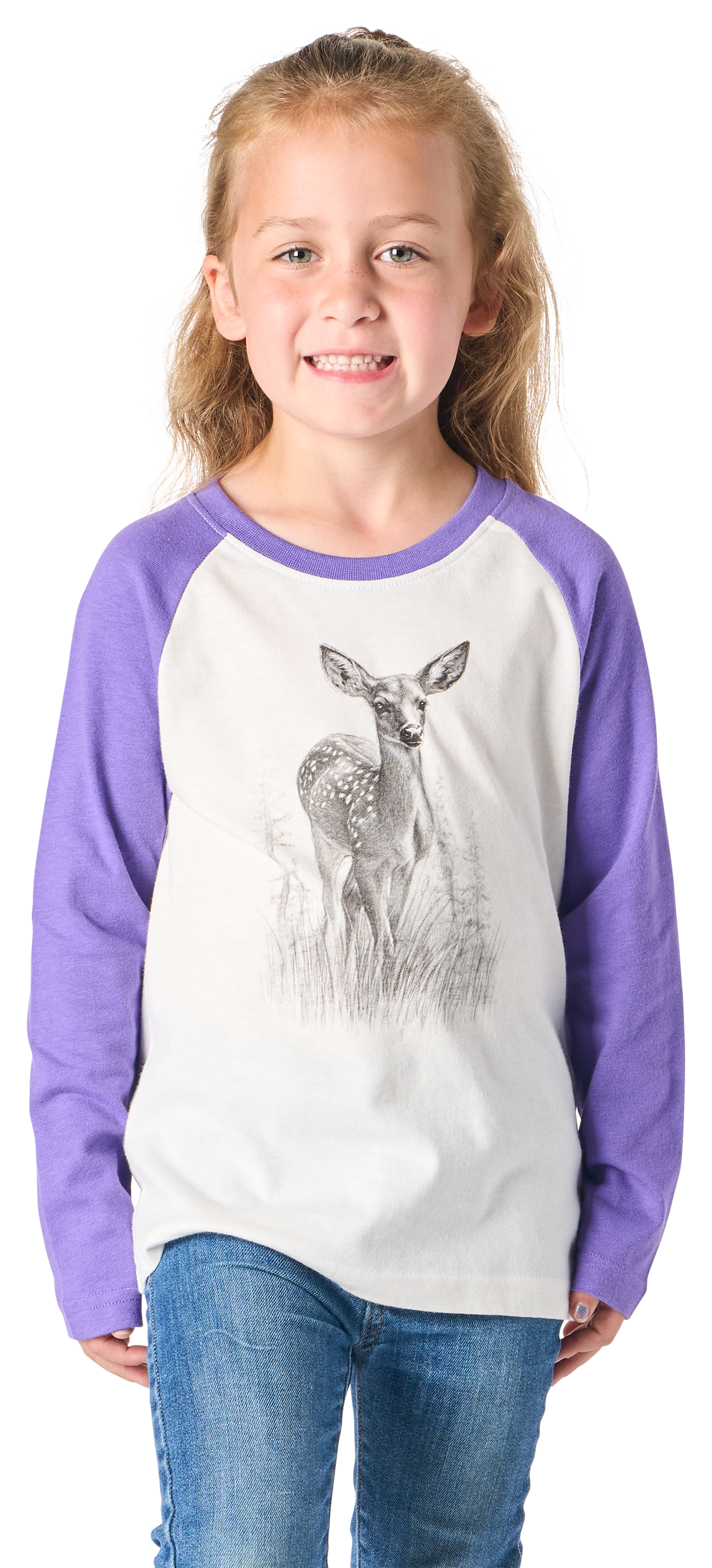 Bass Pro Shops Animal Graphic Raglan Long-Sleeve Bodysuit for Babies