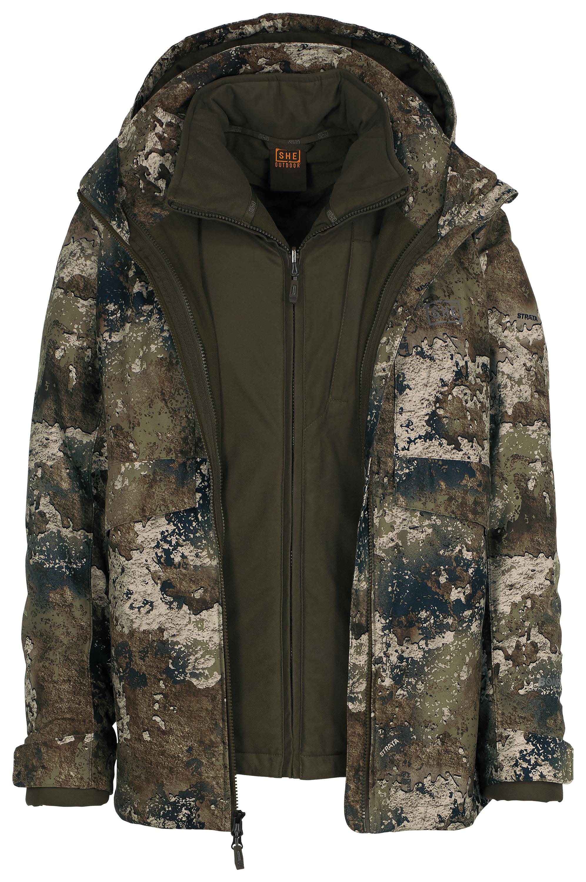 Image of SHE Outdoor Sentry Insulated Waterproof Hunting Jacket - TrueTimber Strata - 2XL