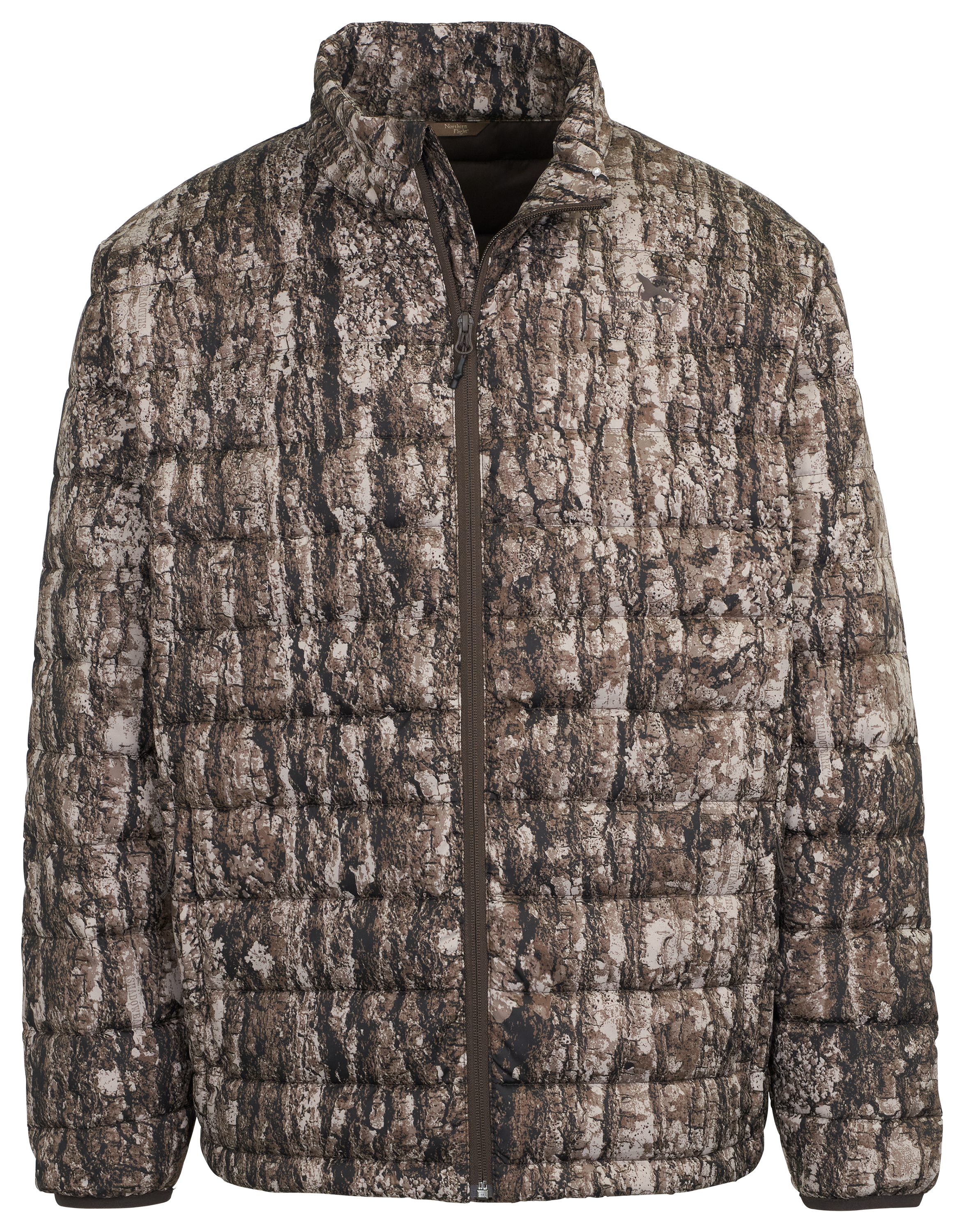 Image of Northern Flight Puffy Jacket for Men - TrueTimber Shadowbark - L