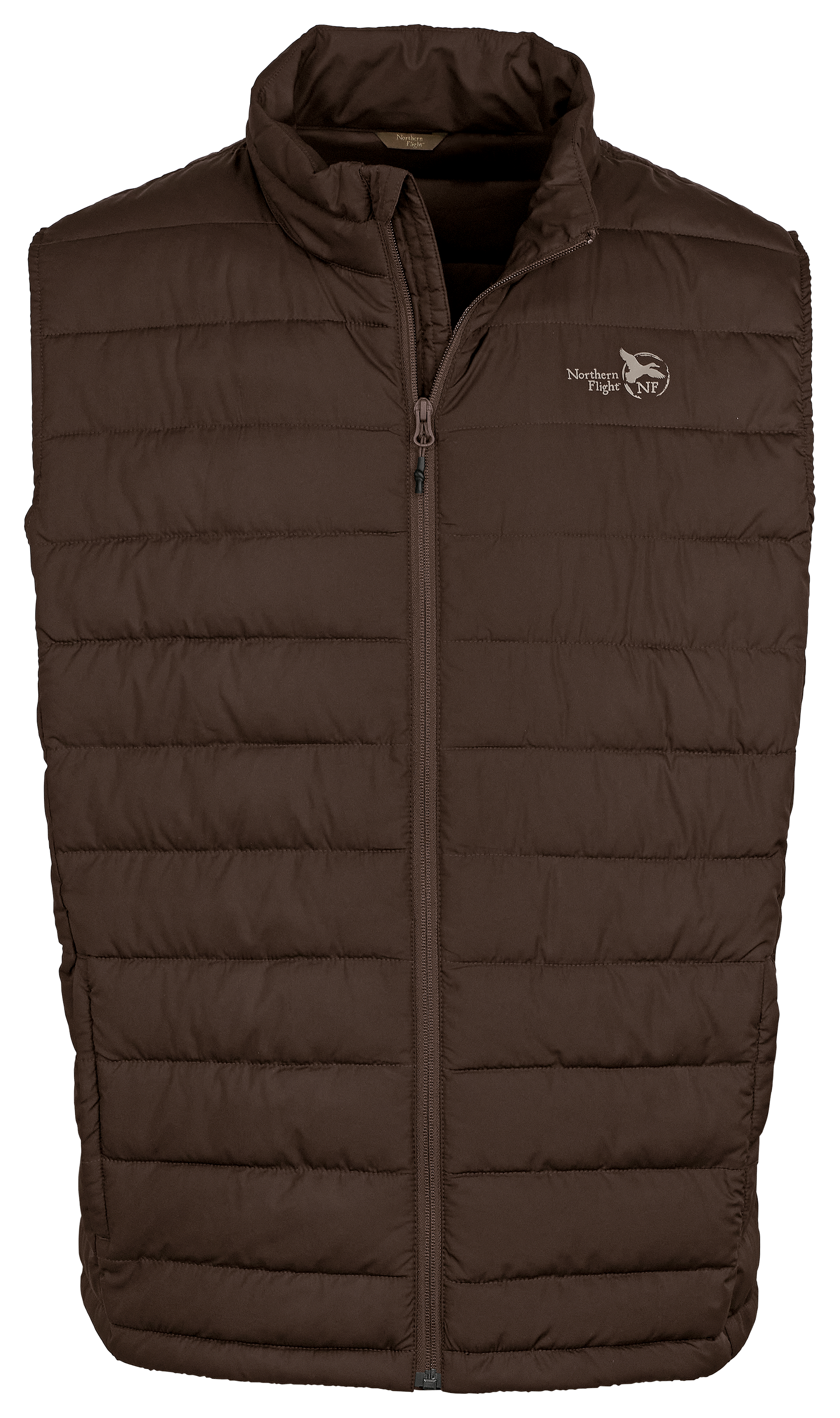 Image of Northern Flight Puffy Vest for Men - Mulch
