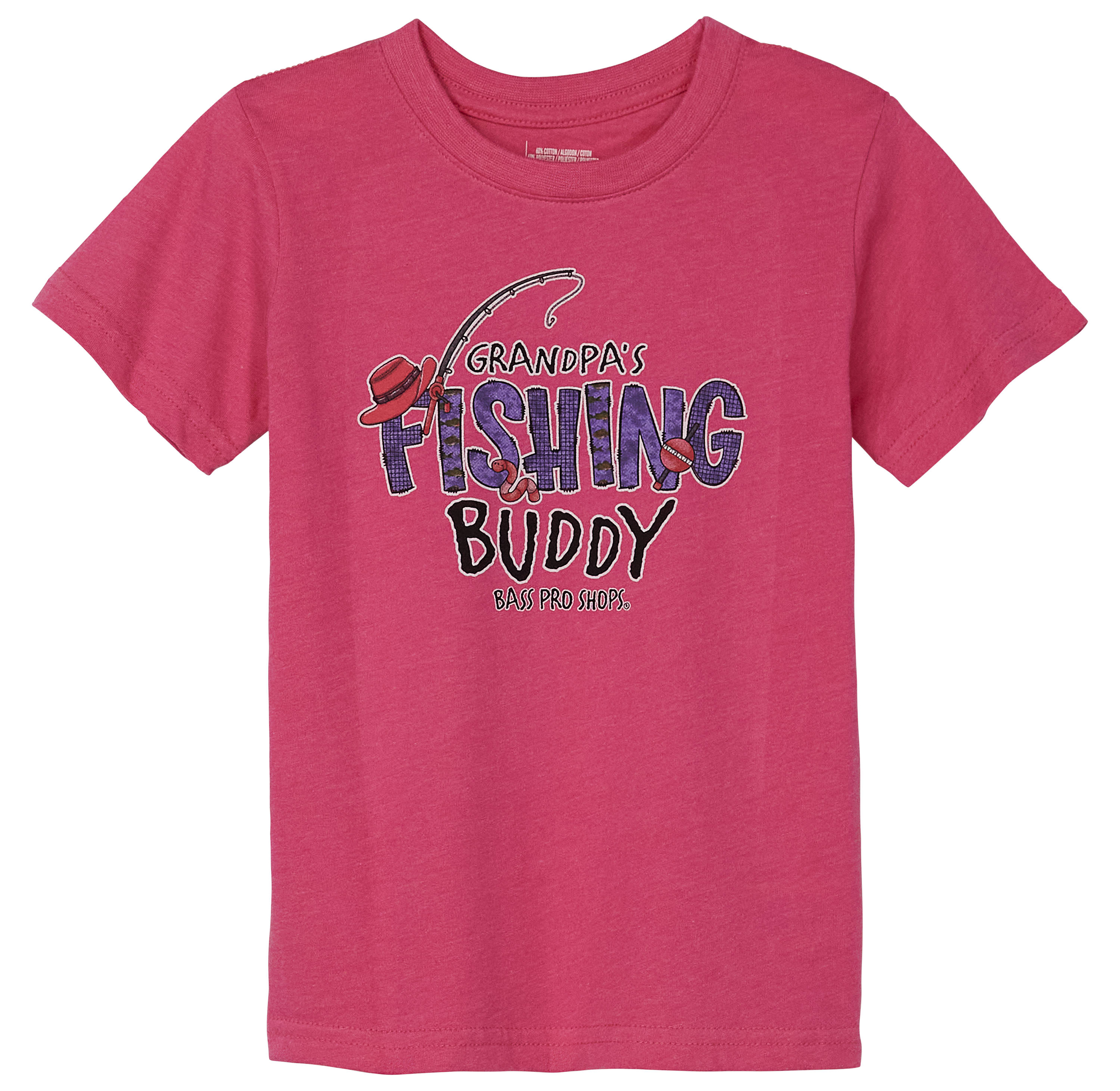 Image of Bass Pro Shops Grandpa's Fishing Buddy Short-Sleeve T-Shirt for Toddlers