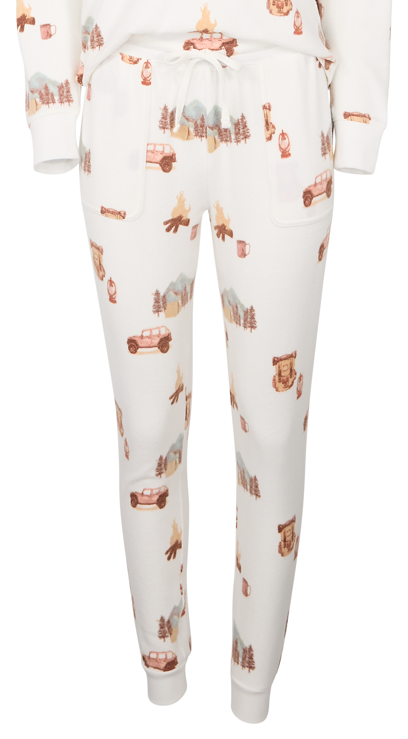 Image of Natural Reflections Camper Print Joggers - Multi