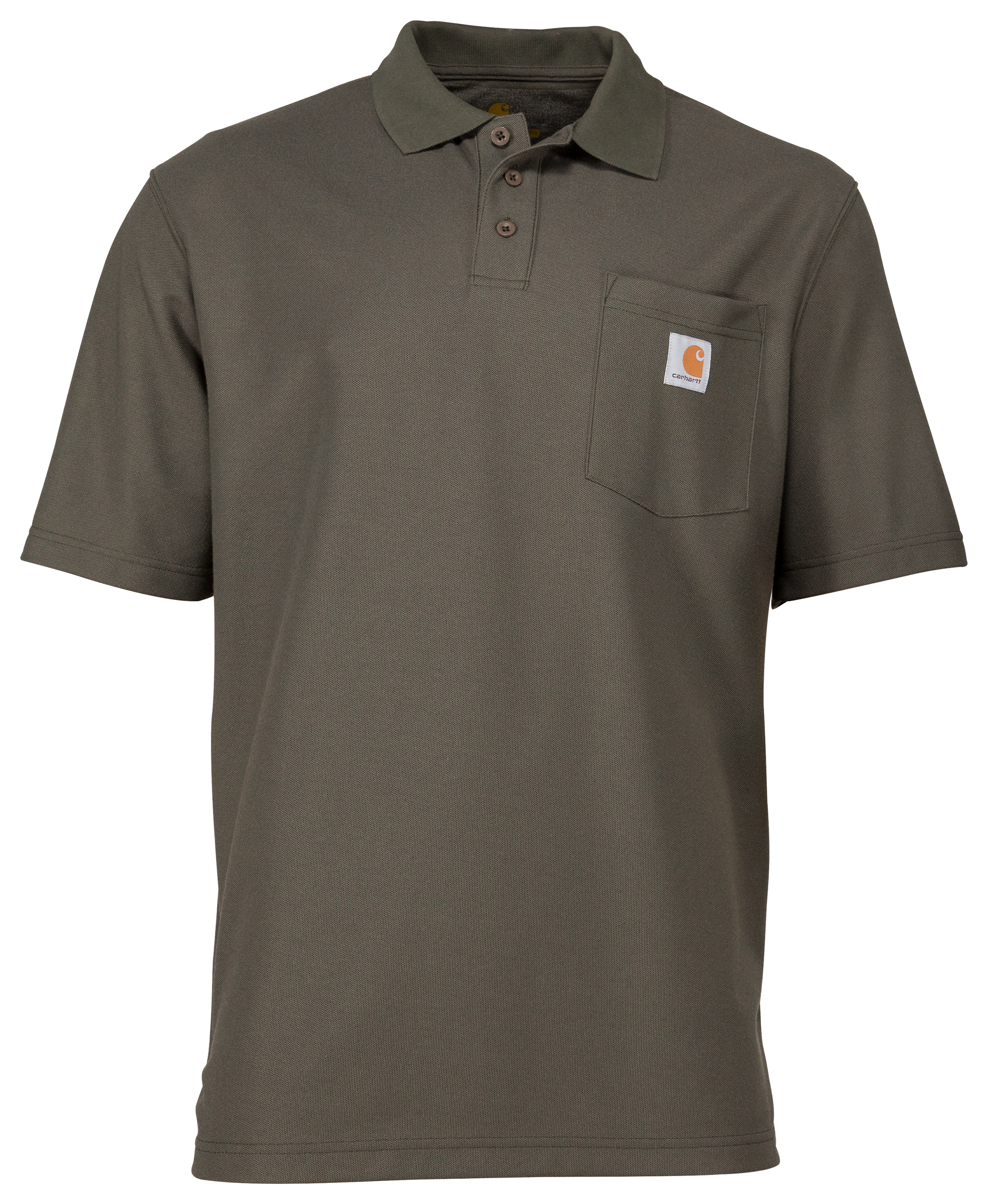 Carhartt Loose-Fit Midweight Pocket Short-Sleeve Polo Shirt for Men - Moss  - 12081805341352-4293131 - Shirts and Tops Whether you work in the office or the field, the C sku 12081805341352-4293131