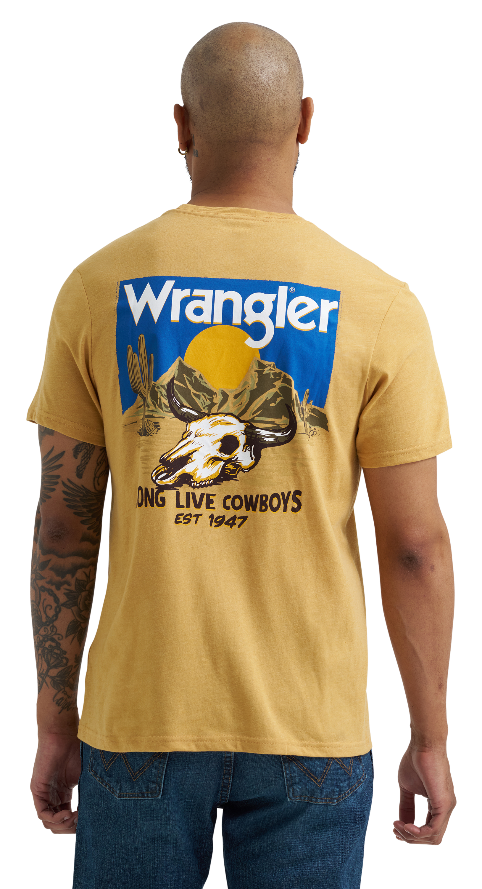 WRANGLER Long Live Cowboys Short-Sleeve T-Shirt for Men