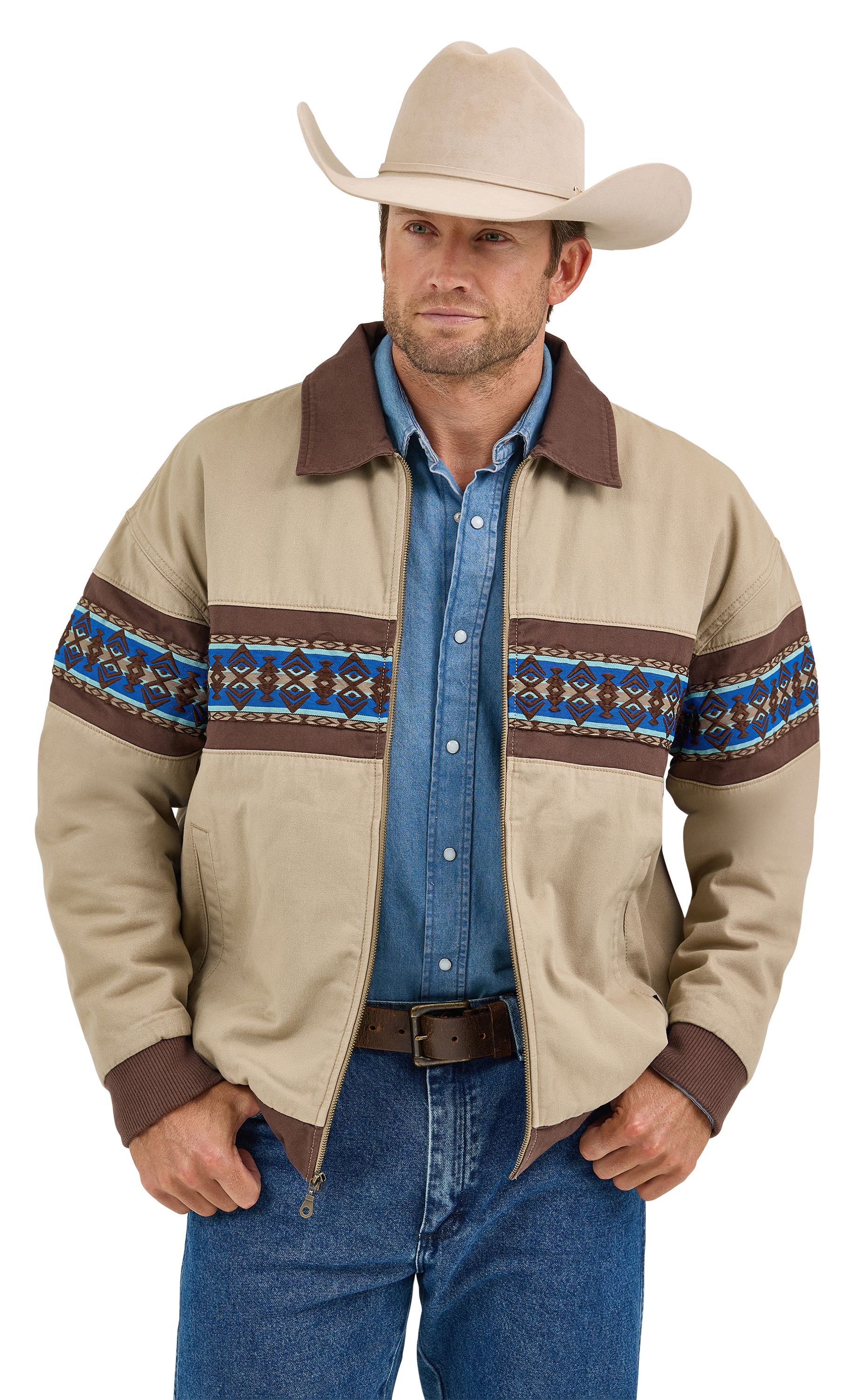 Image of Wrangler Bomber Jacket for Men - North Shore - L