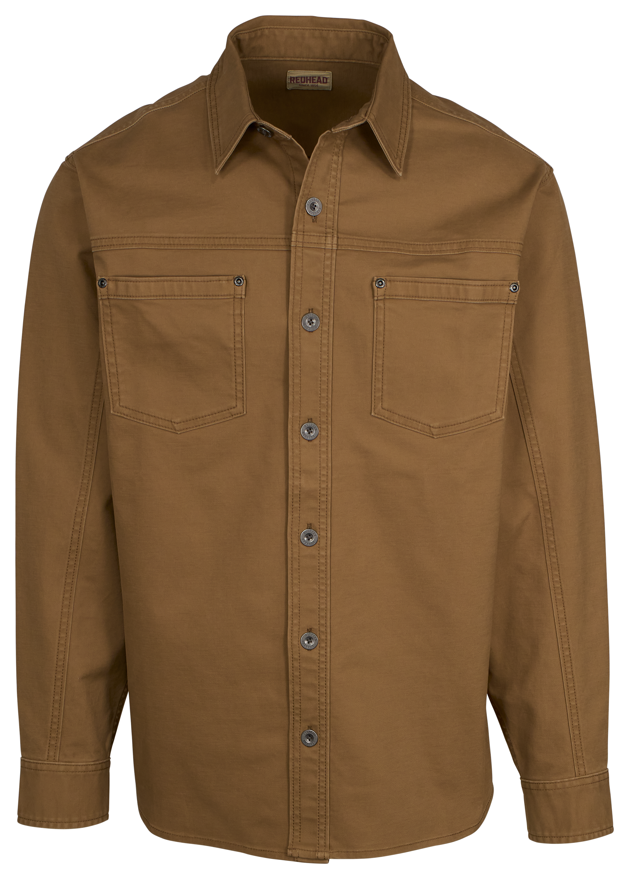 Image of RedHead Flex Ultimate Canvas Long-Sleeve Shirt for Men - Ermine