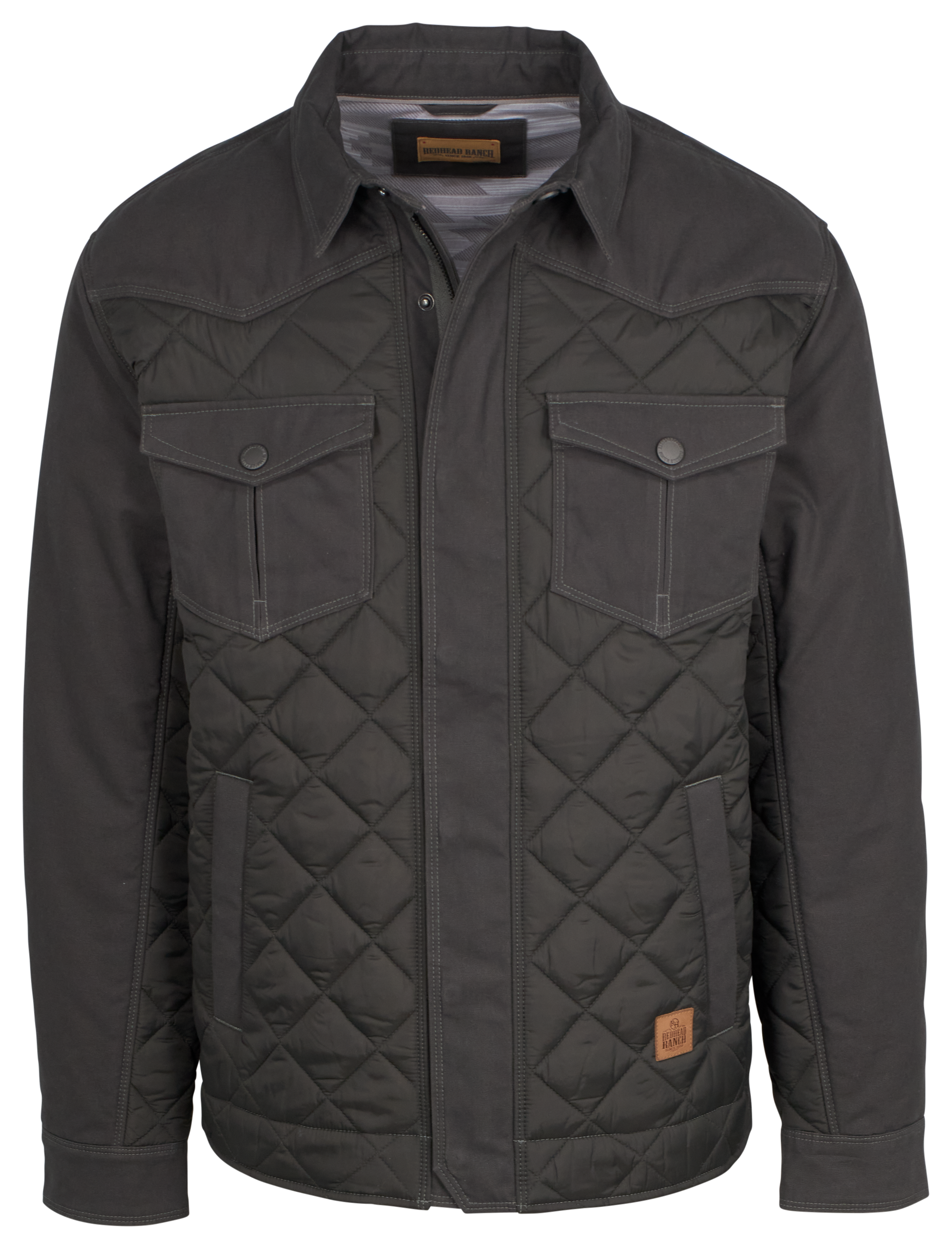 Image of RedHead Ranch Wilson's Creek Quilted Jacket for Men - Raven - M