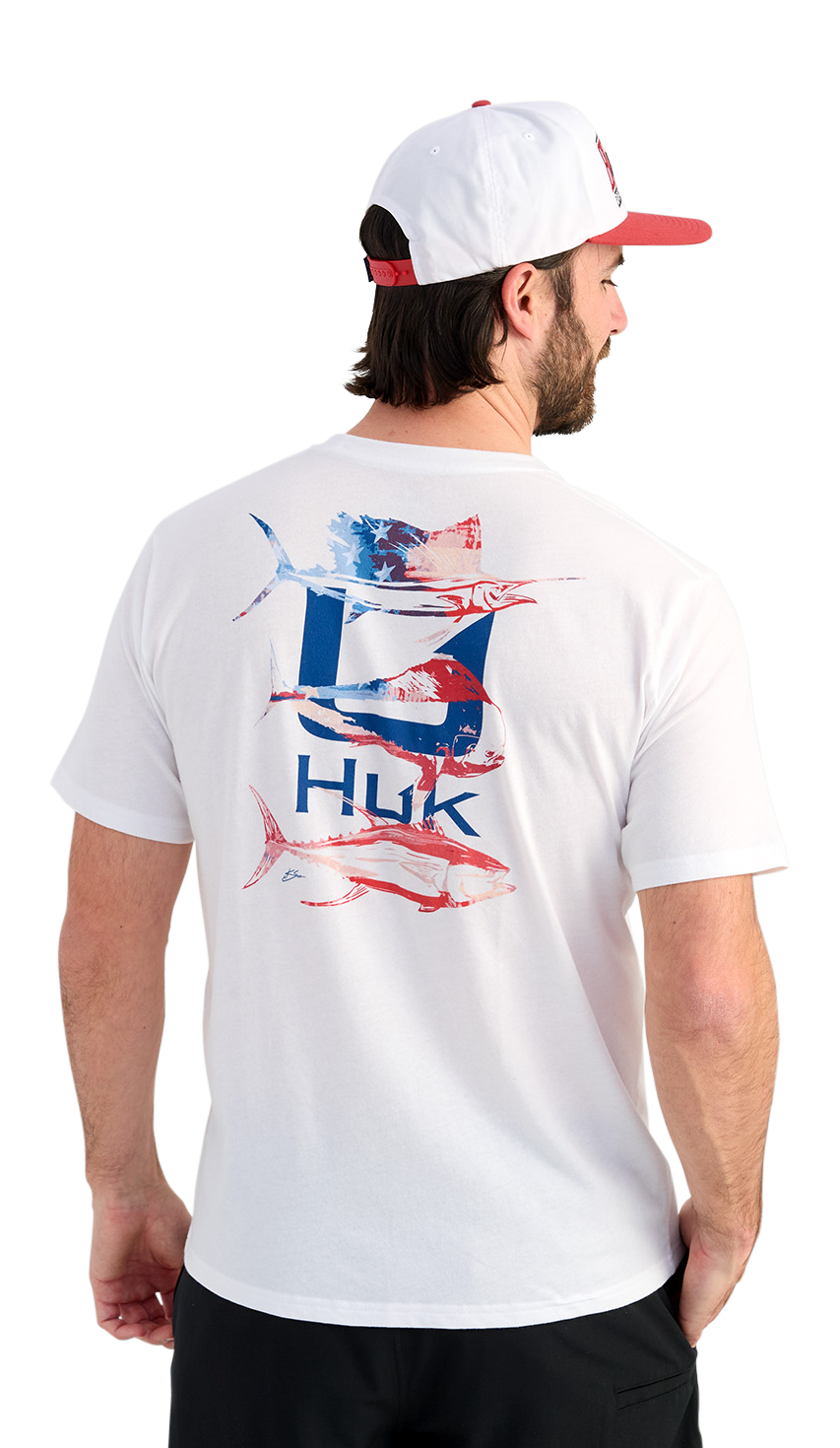 Image of Huk KC Southern Slam Short-Sleeve T-Shirt - White
