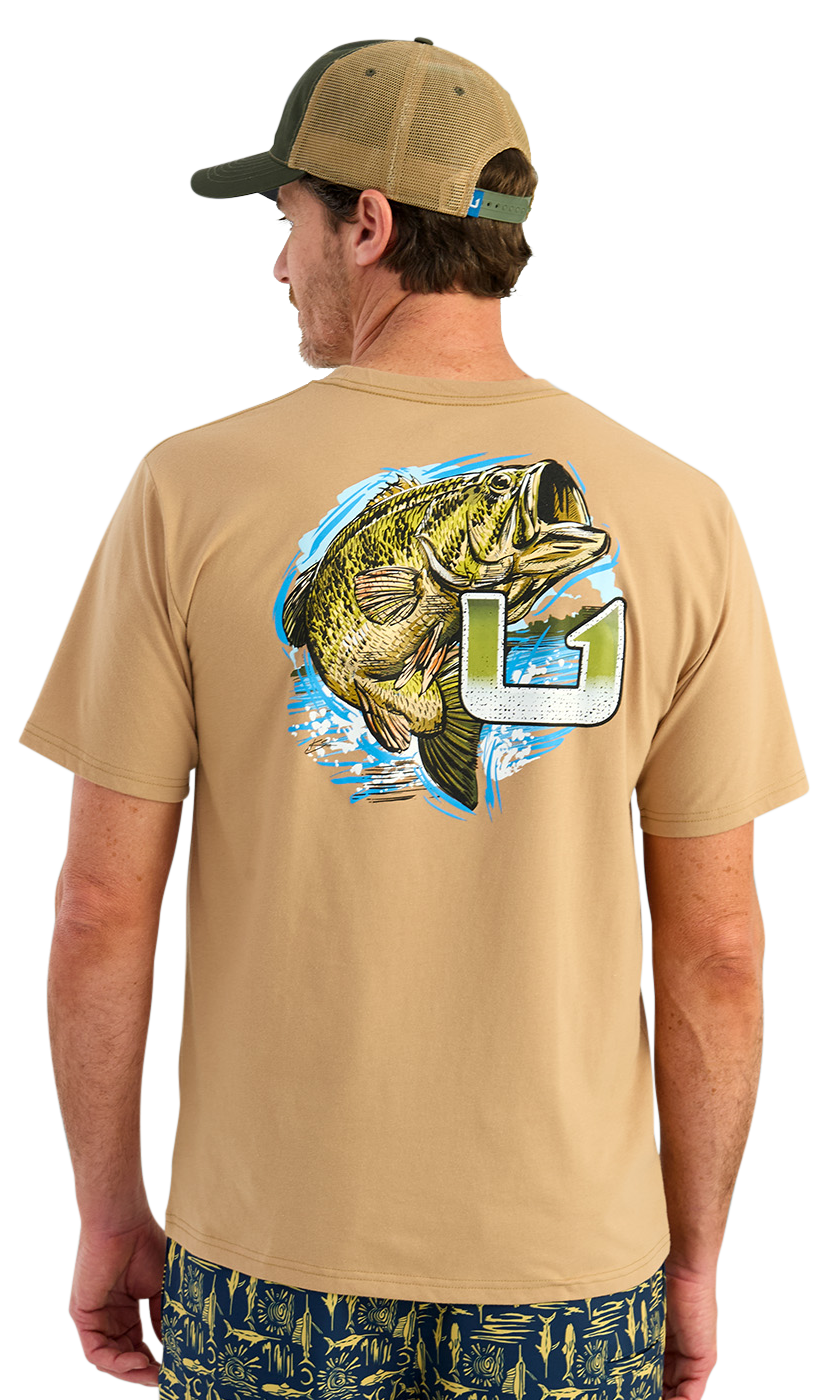 Image of Huk KC Sketch Series Short-Sleeve T-Shirt - Marl - S