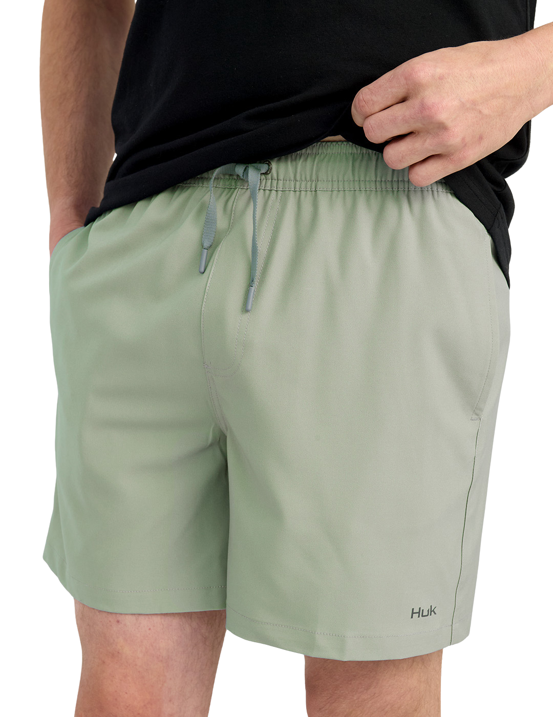 Image of Huk Pursuit Volley Shorts - Silver Blue