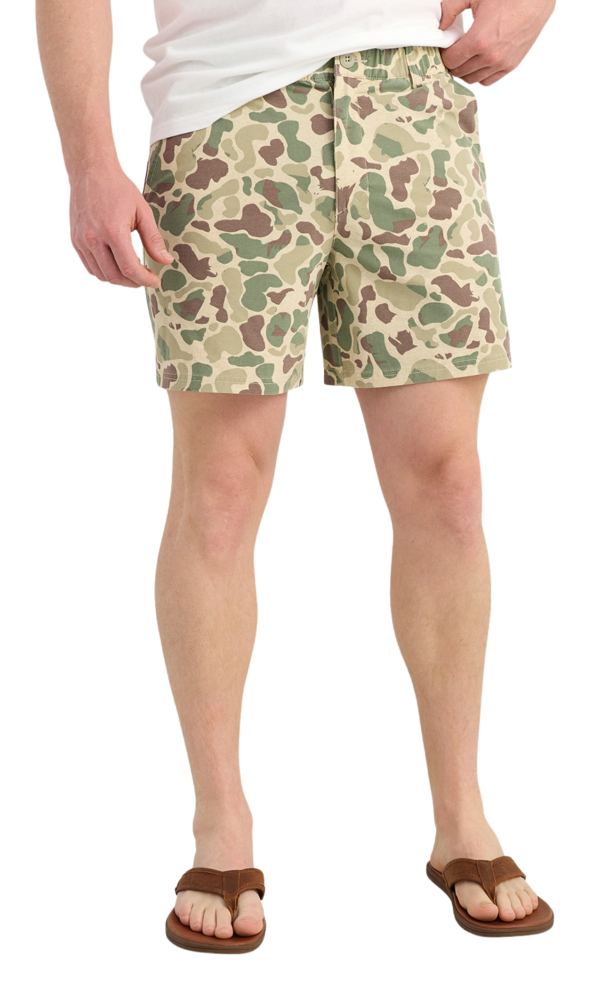 Image of Huk NXTLVL Camp KC Print Shorts - Army - XL