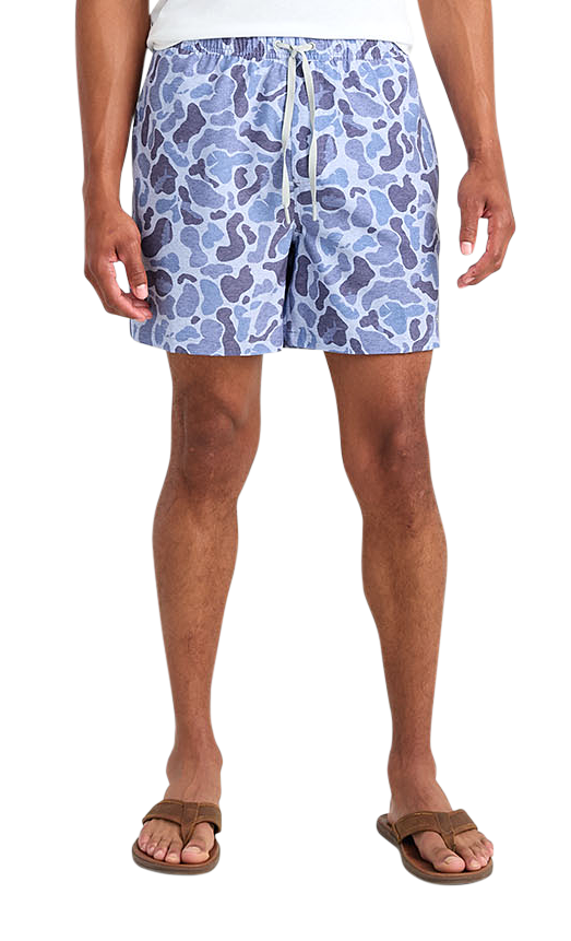 Image of Huk Pursuit KC Printed Volley Shorts - Water