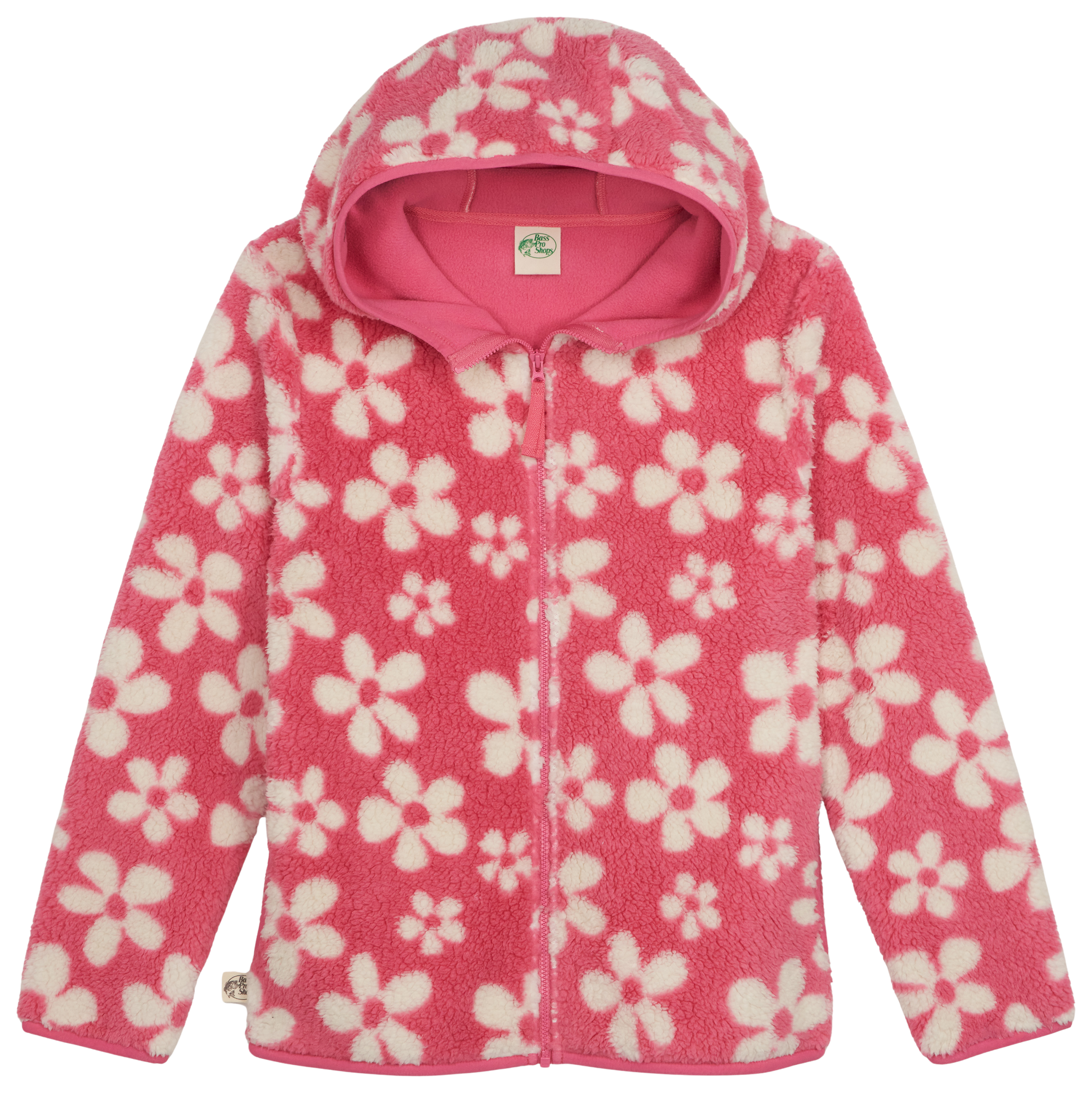Bass Pro Shops Cozy Fleece Full-Zip Hoodie for Girls