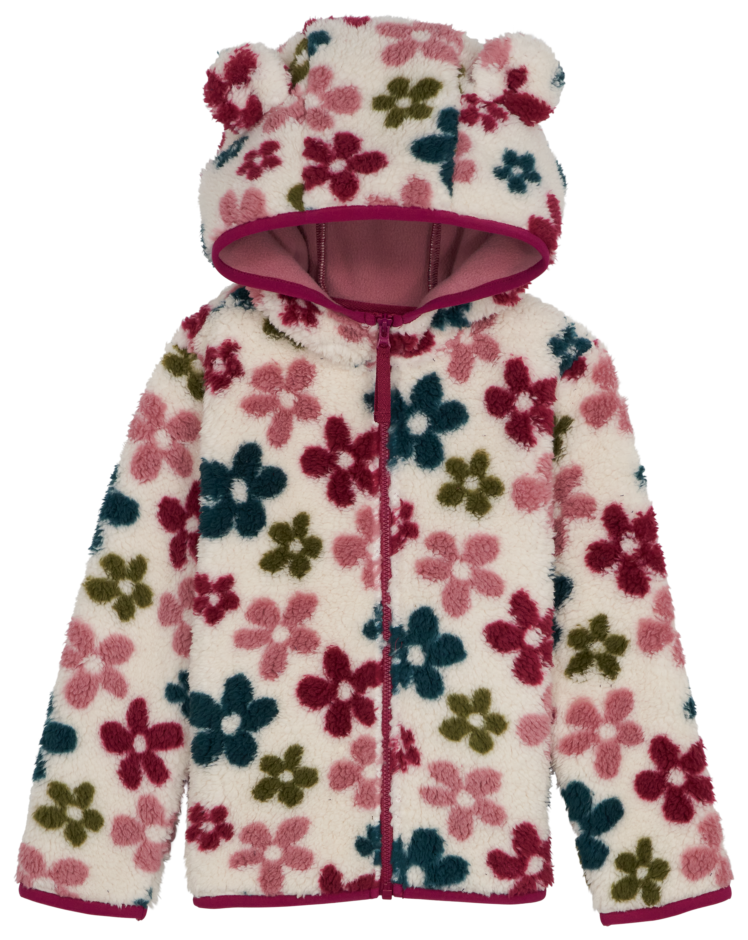 Bass Pro Shops Cozy Fleece Full-Zip Hoodie for Toddler Girls