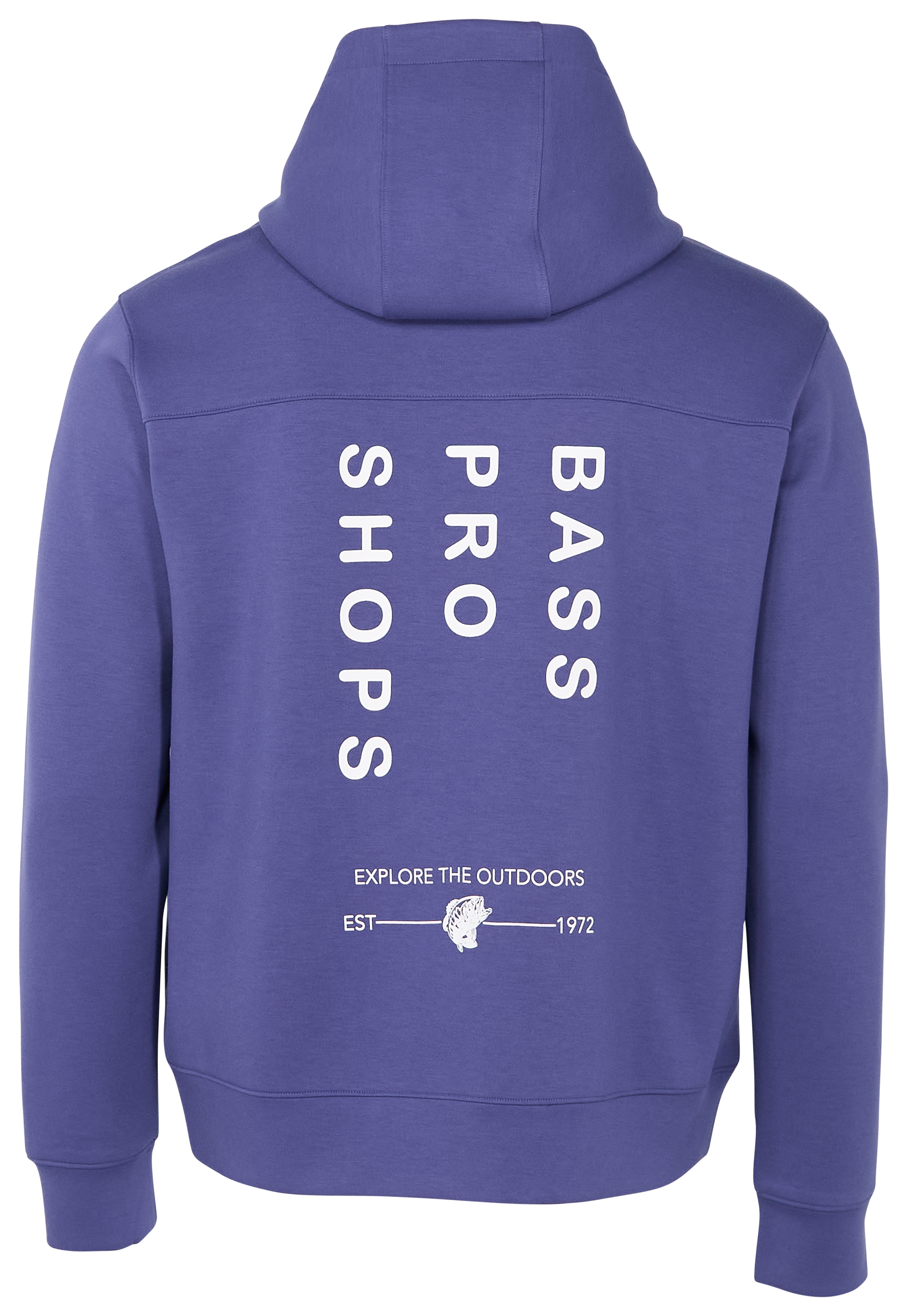 Image of Bass Pro Shops Performance Long-Sleeve Hoodie for Men - Skipper Blue