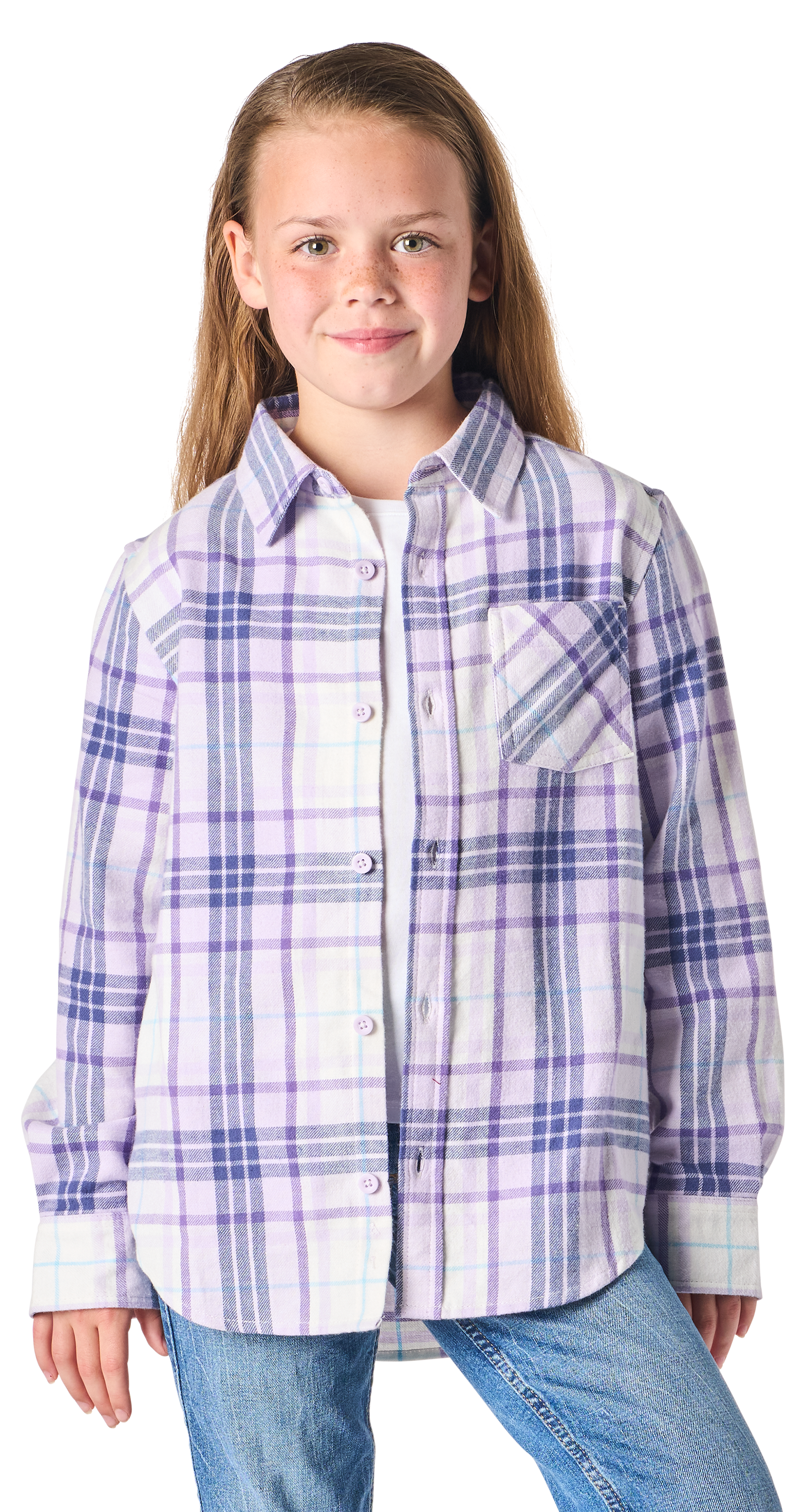 Bass Pro Shops Plaid Flannel Long-Sleeve Button-Down Shirt for Toddlers Image