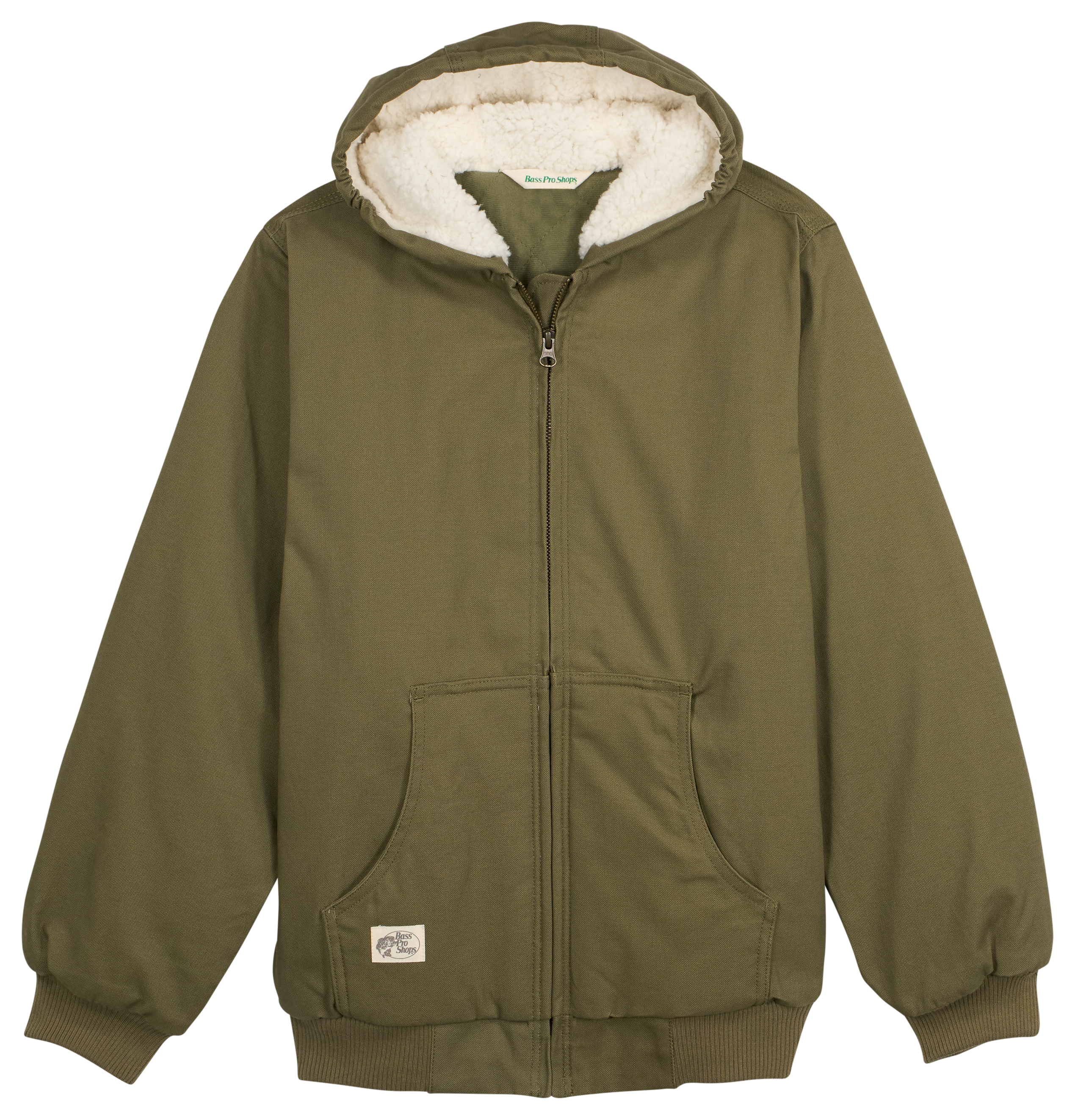Image of Bass Pro Shops Workwear Insulated Jacket for Kids - Olive - S