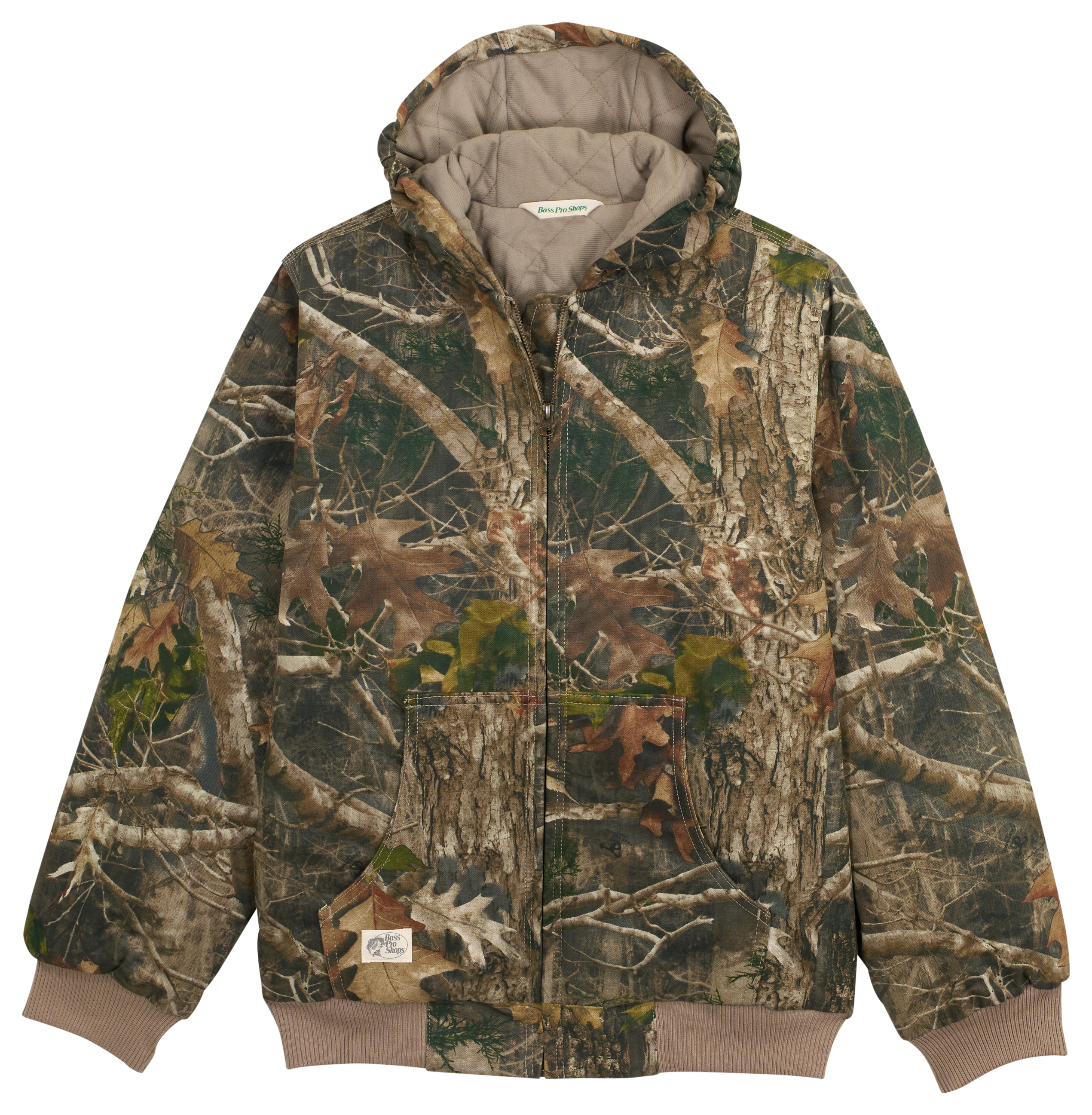 Image of Bass Pro Shops Workwear Insulated Jacket for Kids - TrueTimber Kanati - M