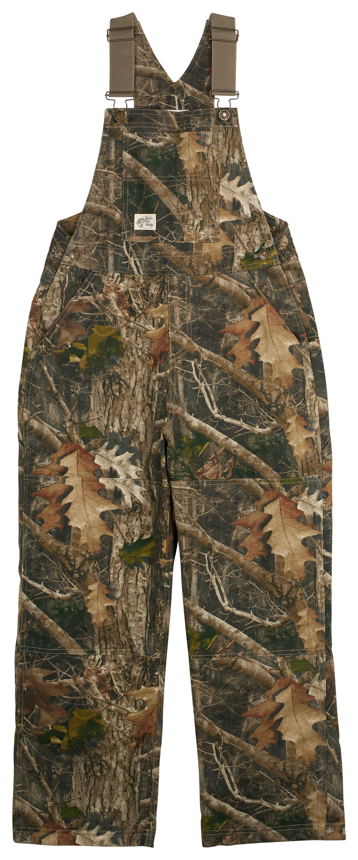 Image of Bass Pro Shops Insulated Workwear Overalls for Kids - TrueTimber Kanati - XL