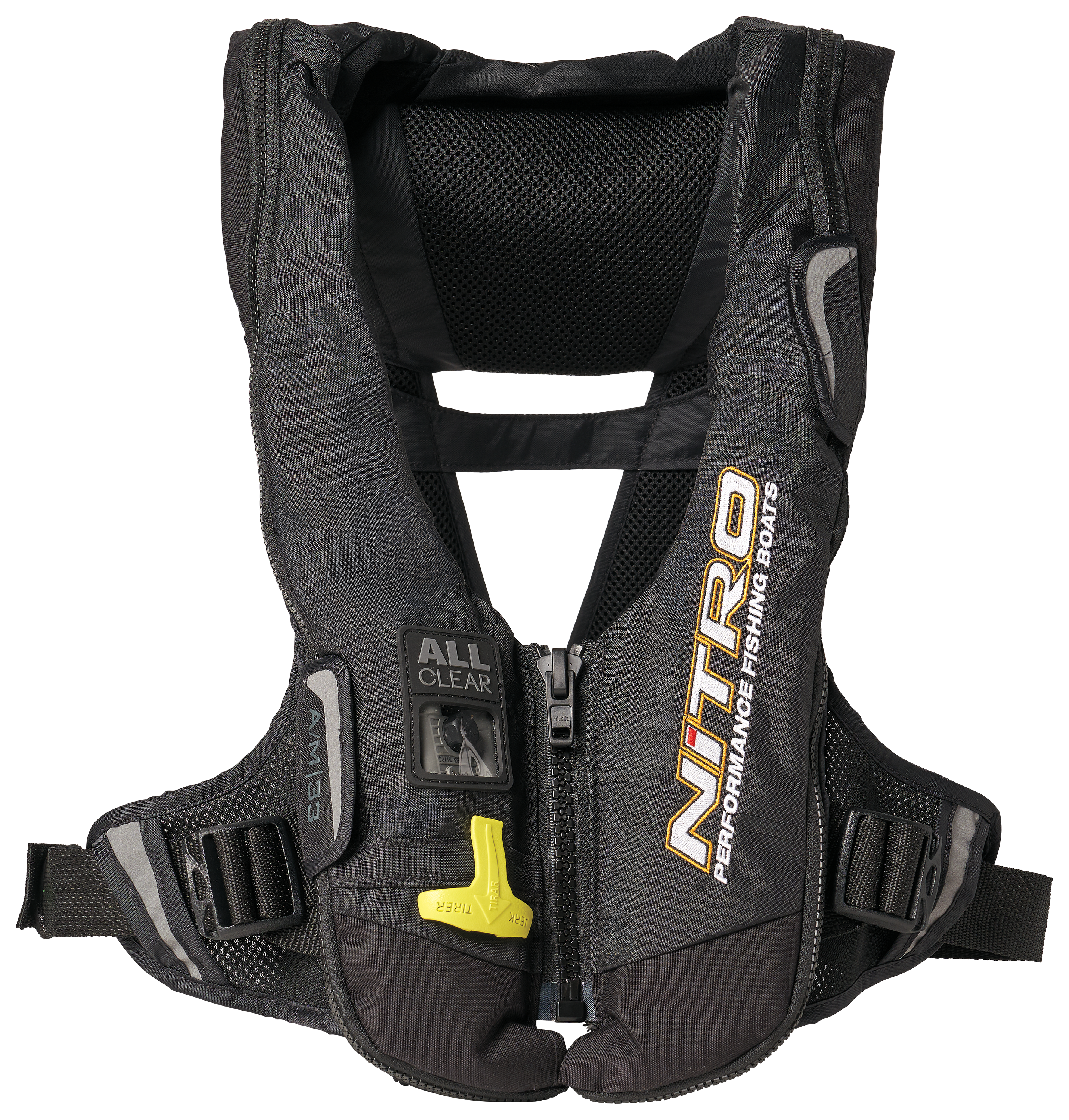 Image of Bass Pro Shops AM33 Deluxe Nitro Inflatable Life Jacket - Black