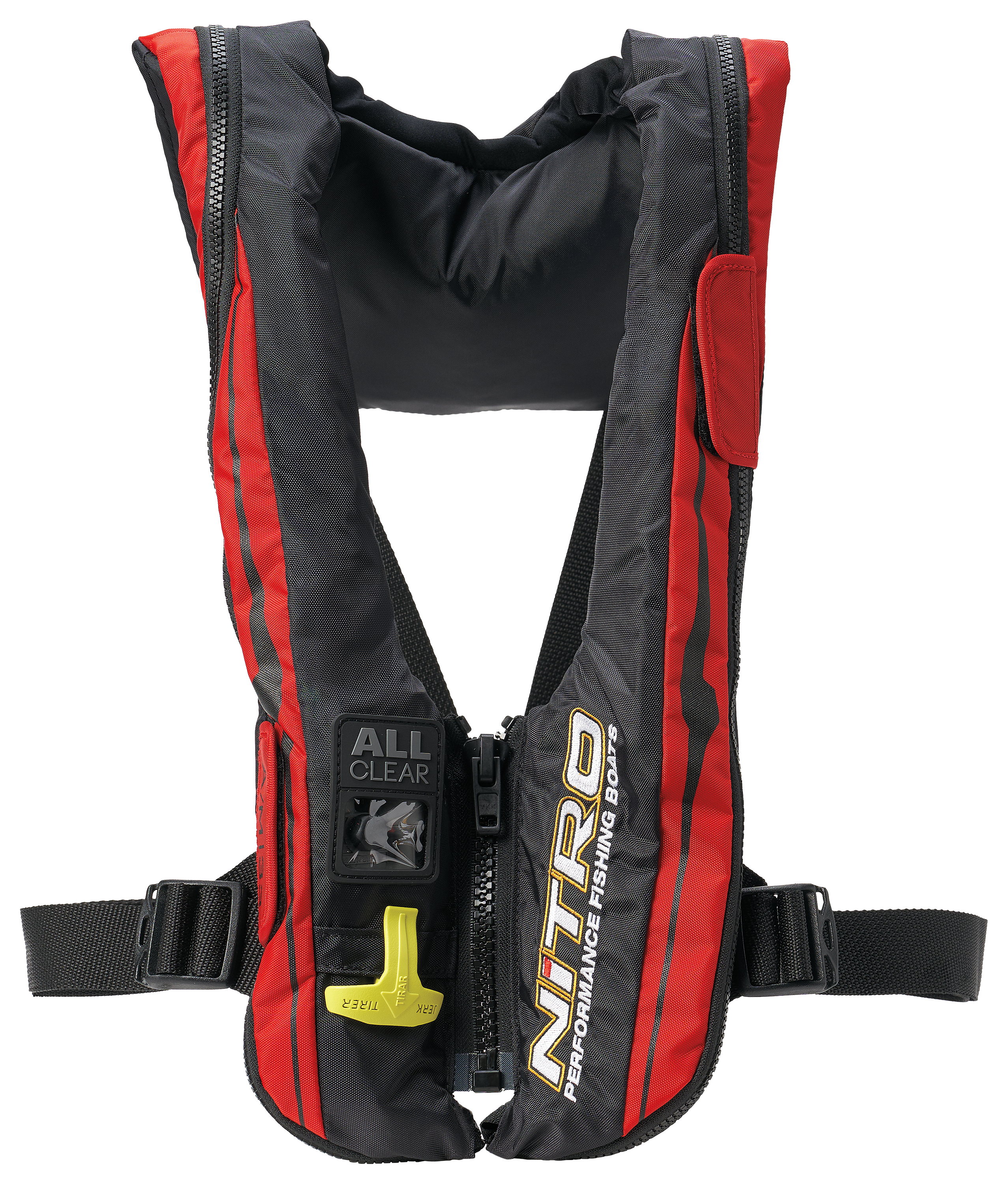 Image of Bass Pro Shops AM33 Nitro Inflatable Life Vest - Red