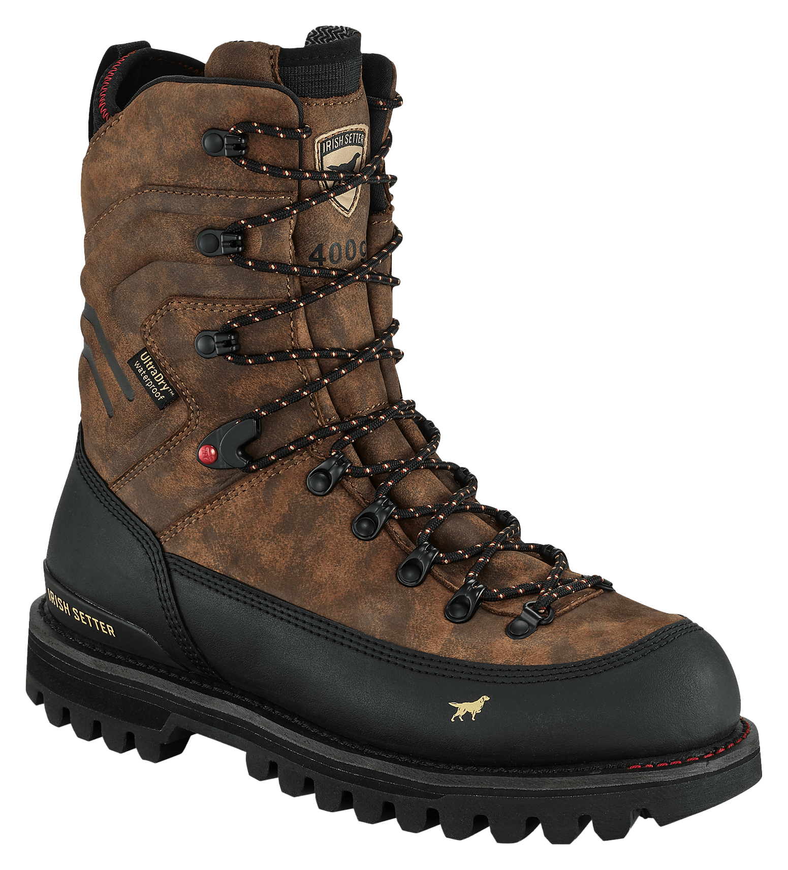 Image of Irish Setter Elk Tracker XD 10'' Waterproof Insulated Hunting Boots for Men - Field Camo - 10.5M