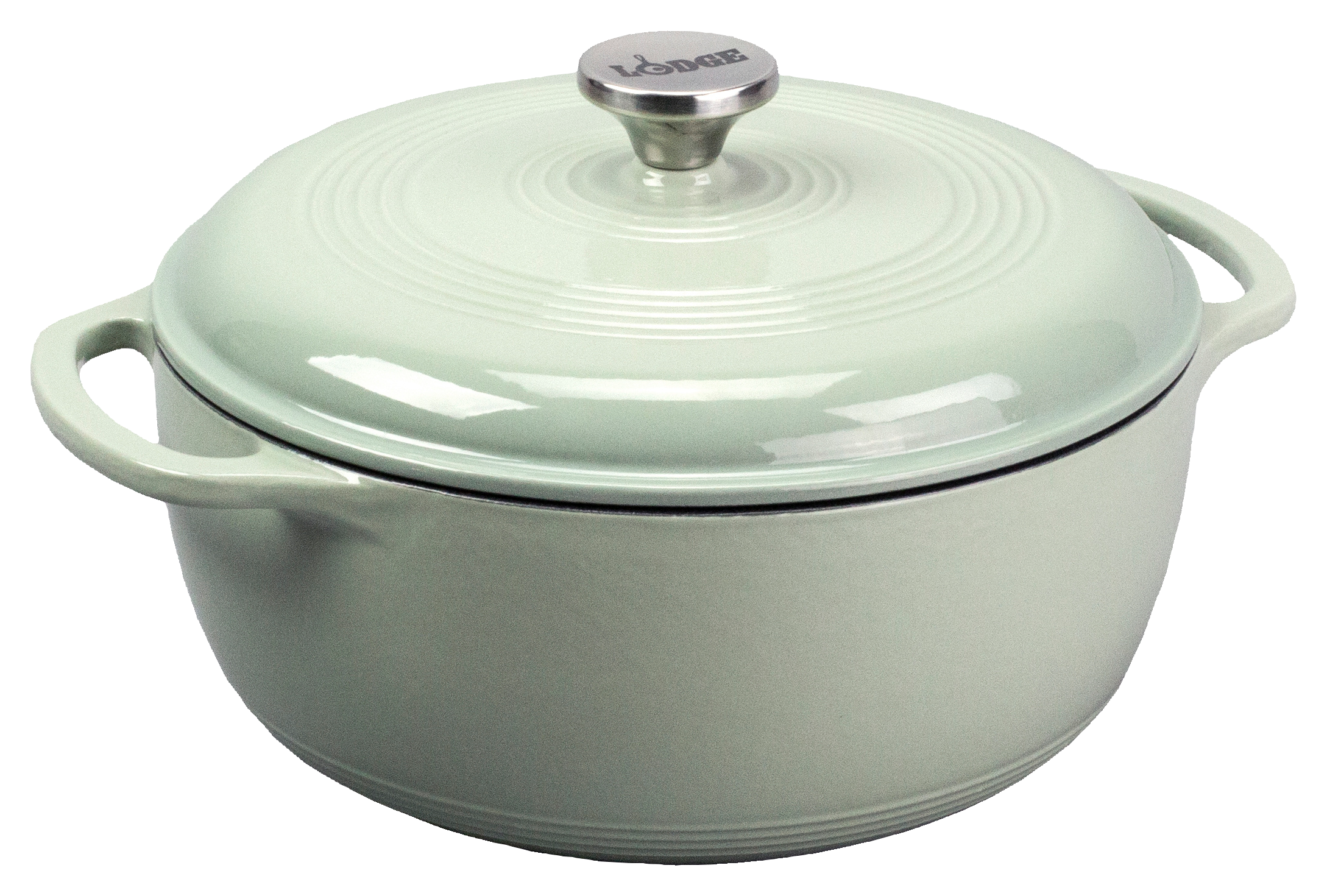 Image of Lodge 6-Qt. Enameled Cast-Iron Dutch Oven - Sage