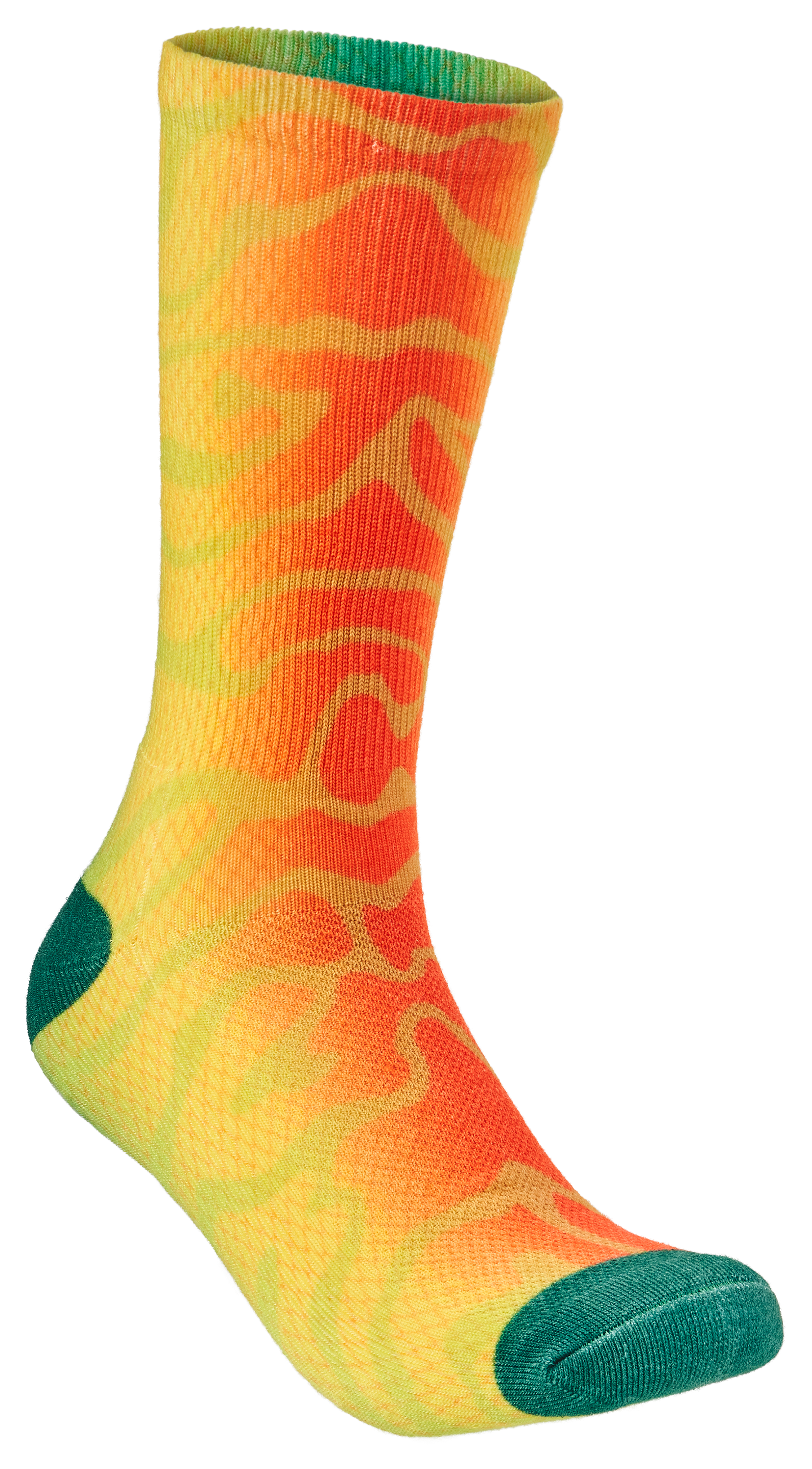 Image of World Wide Sportsman Fire Tiger Crew Socks for Men
