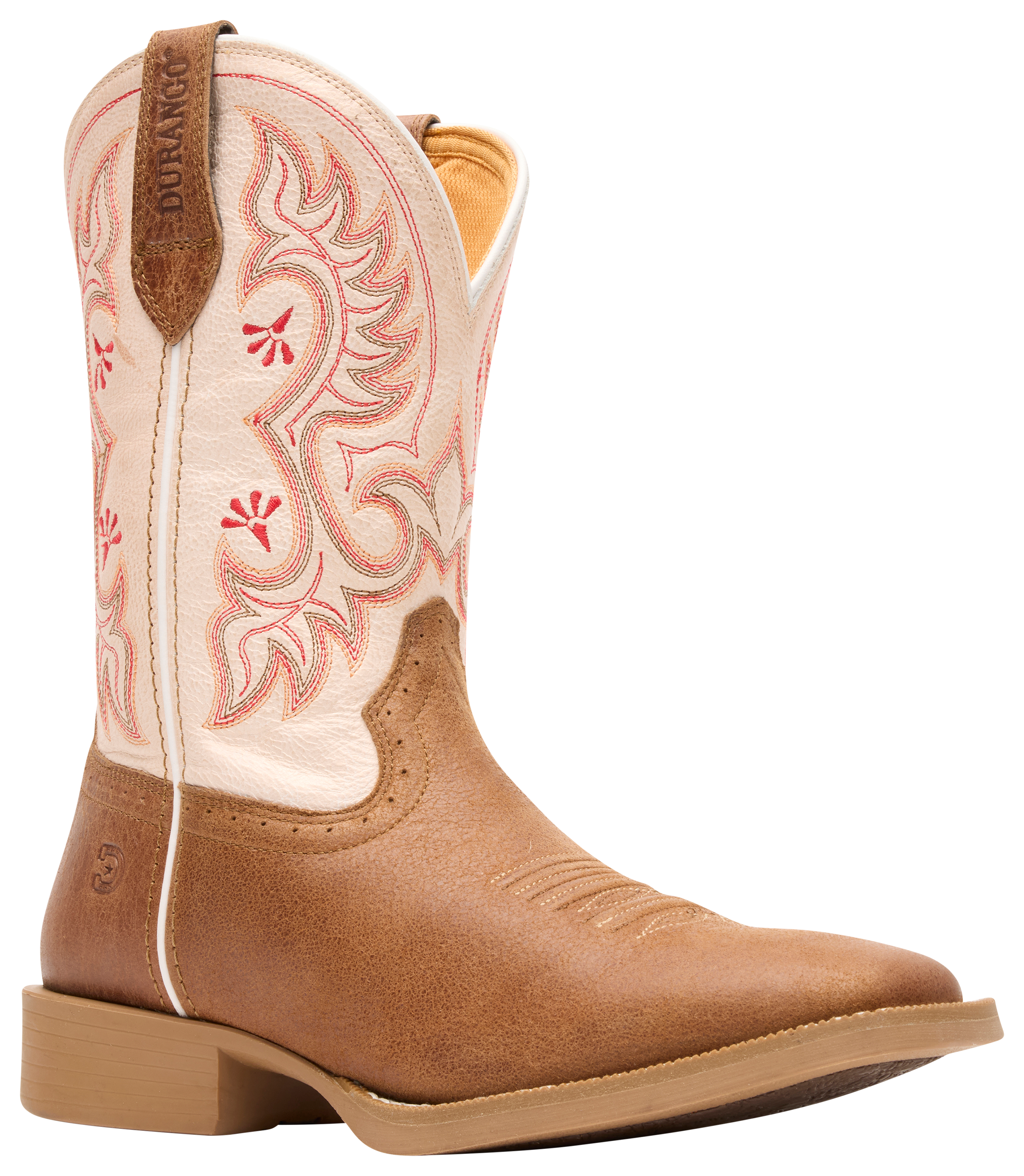 Image of Durango Shyloh Western Boots for Ladies - Tan/Peach - 8.5M