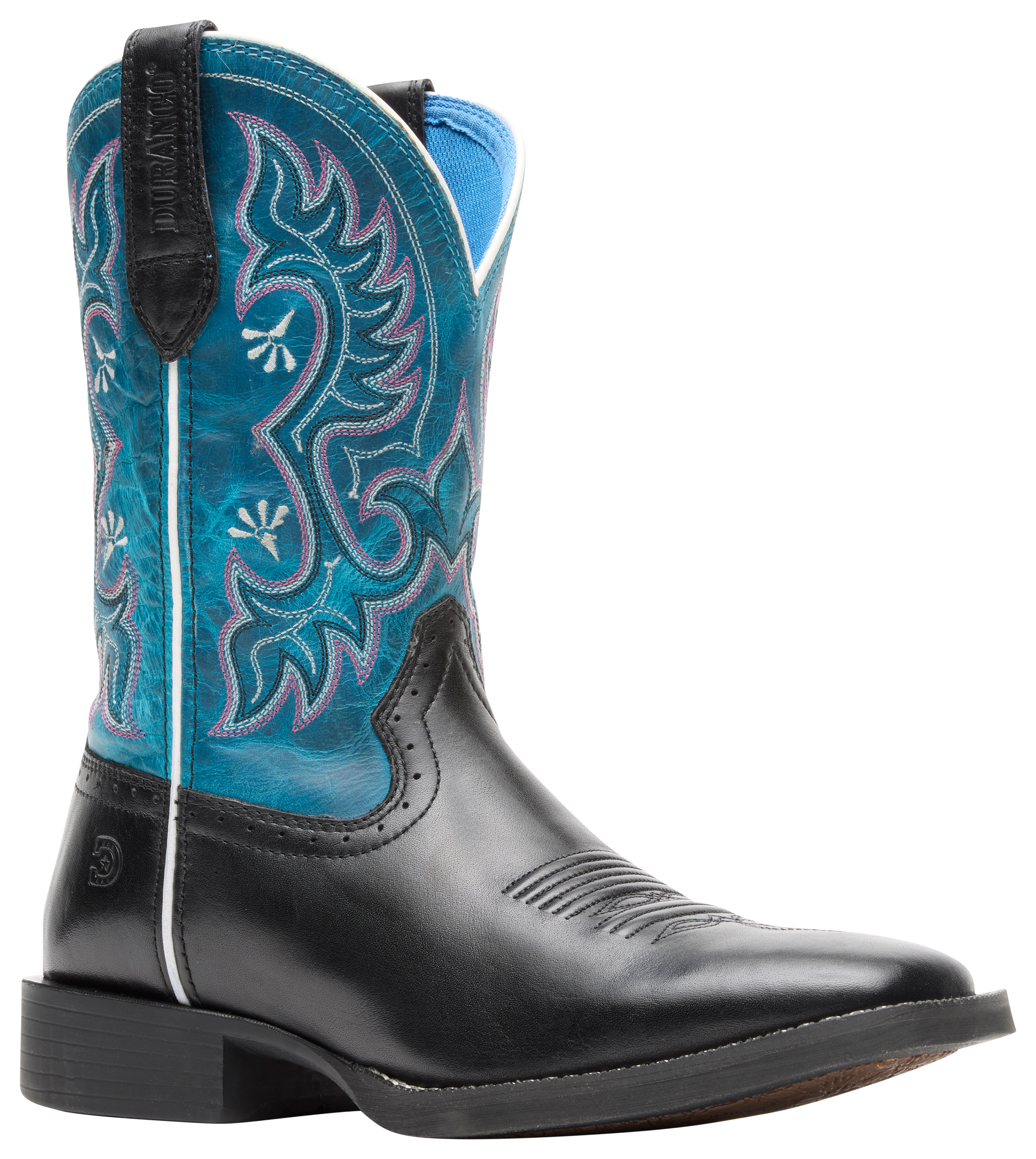 Image of Durango Shyloh Western Boots for Ladies - Black/Blue - 9.5M
