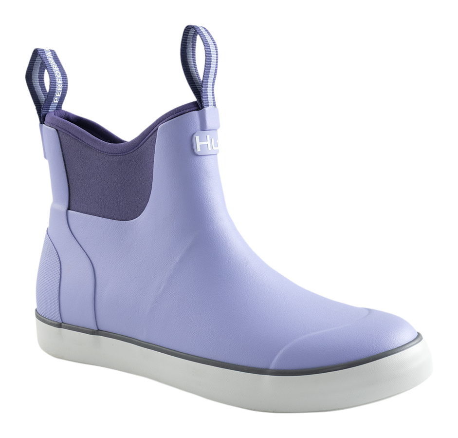 Image of Huk Rogue Wave Deck Boots for Ladies - Lightning Sky - 9M