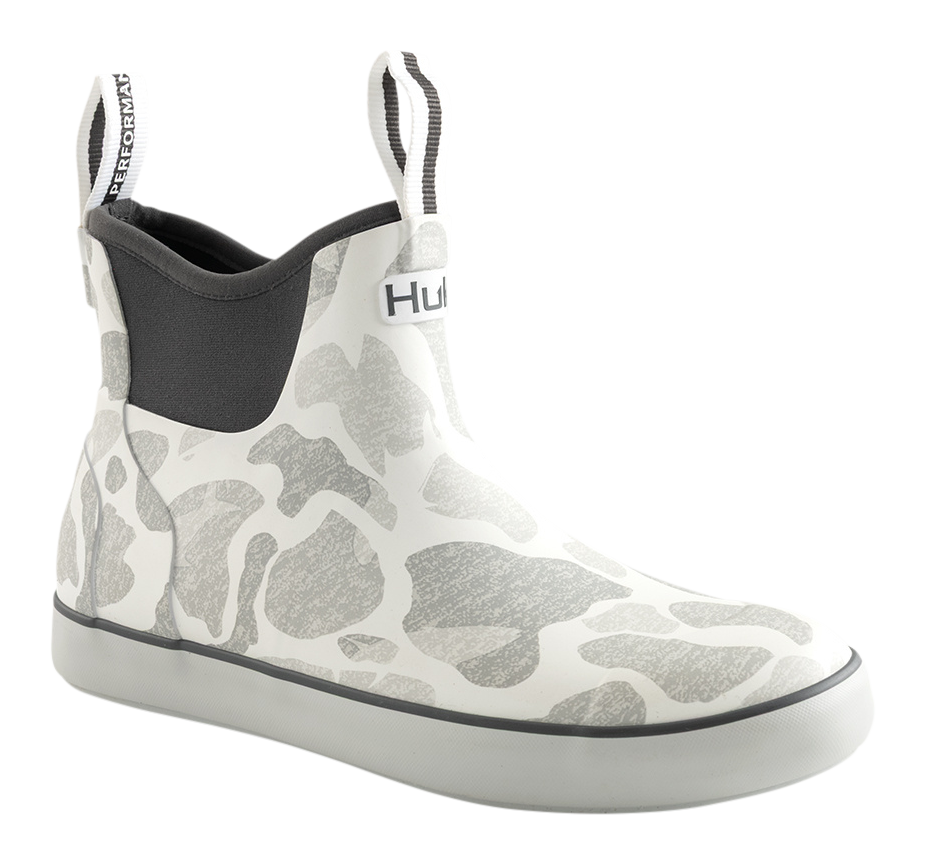 HUK Women's KC Print Rogue Wave Boots - KC White Camo 9