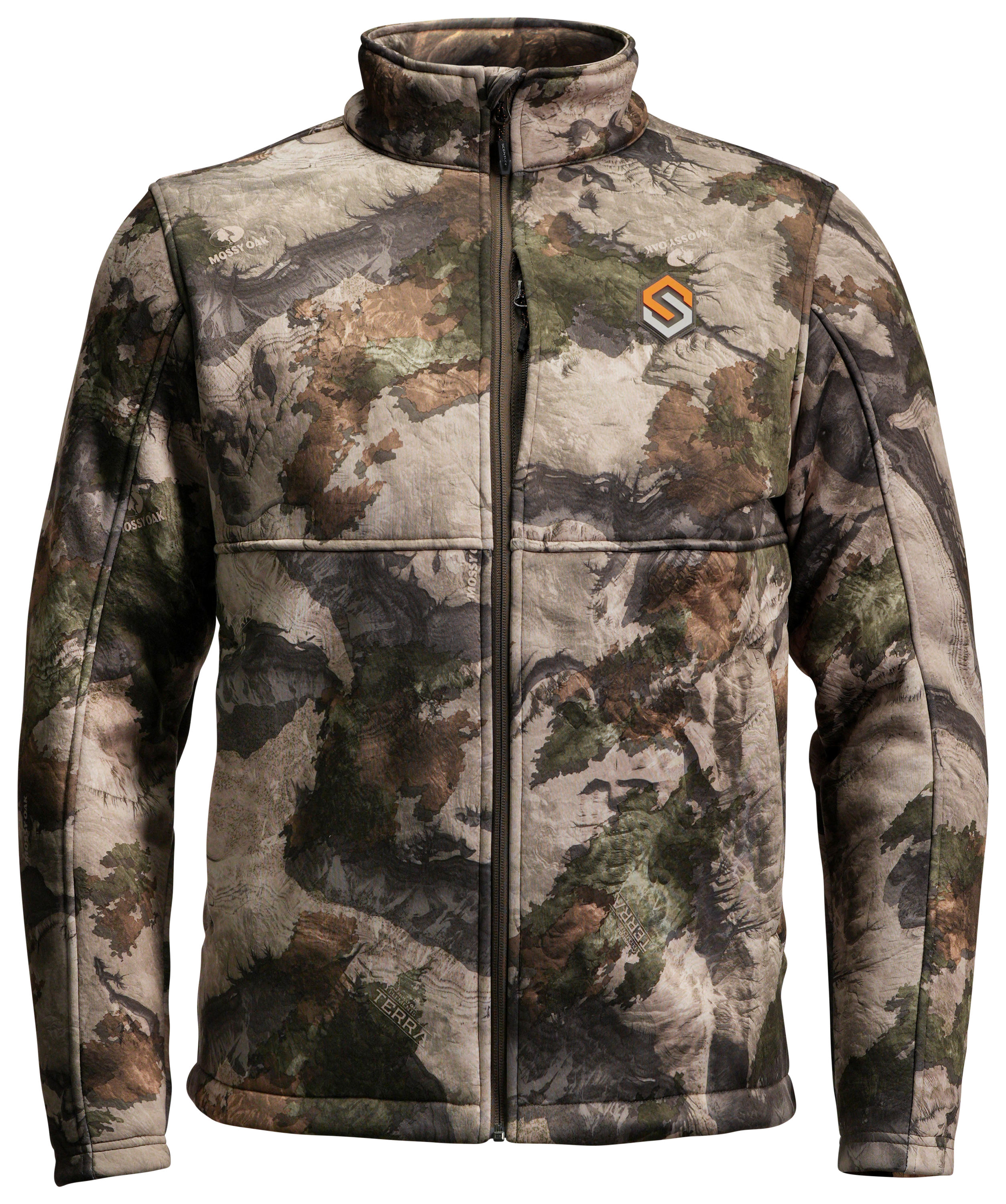 Image of ScentLok Ridge Fleece-Lined Jacket for Men - Mossy Oak Elements Terra Gila - M
