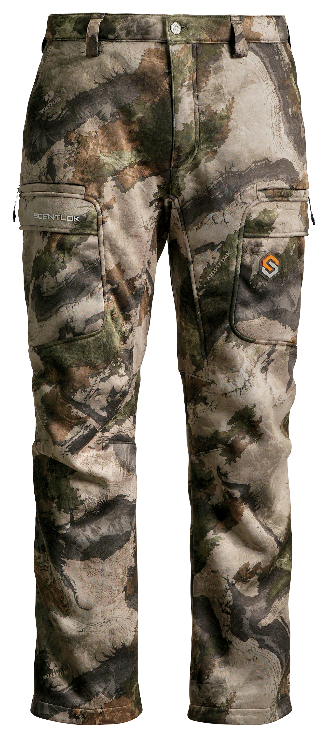 Image of ScentLok Ridge Fleece-Lined Pants for Men - Mossy Oak Elements Terra Gila - S