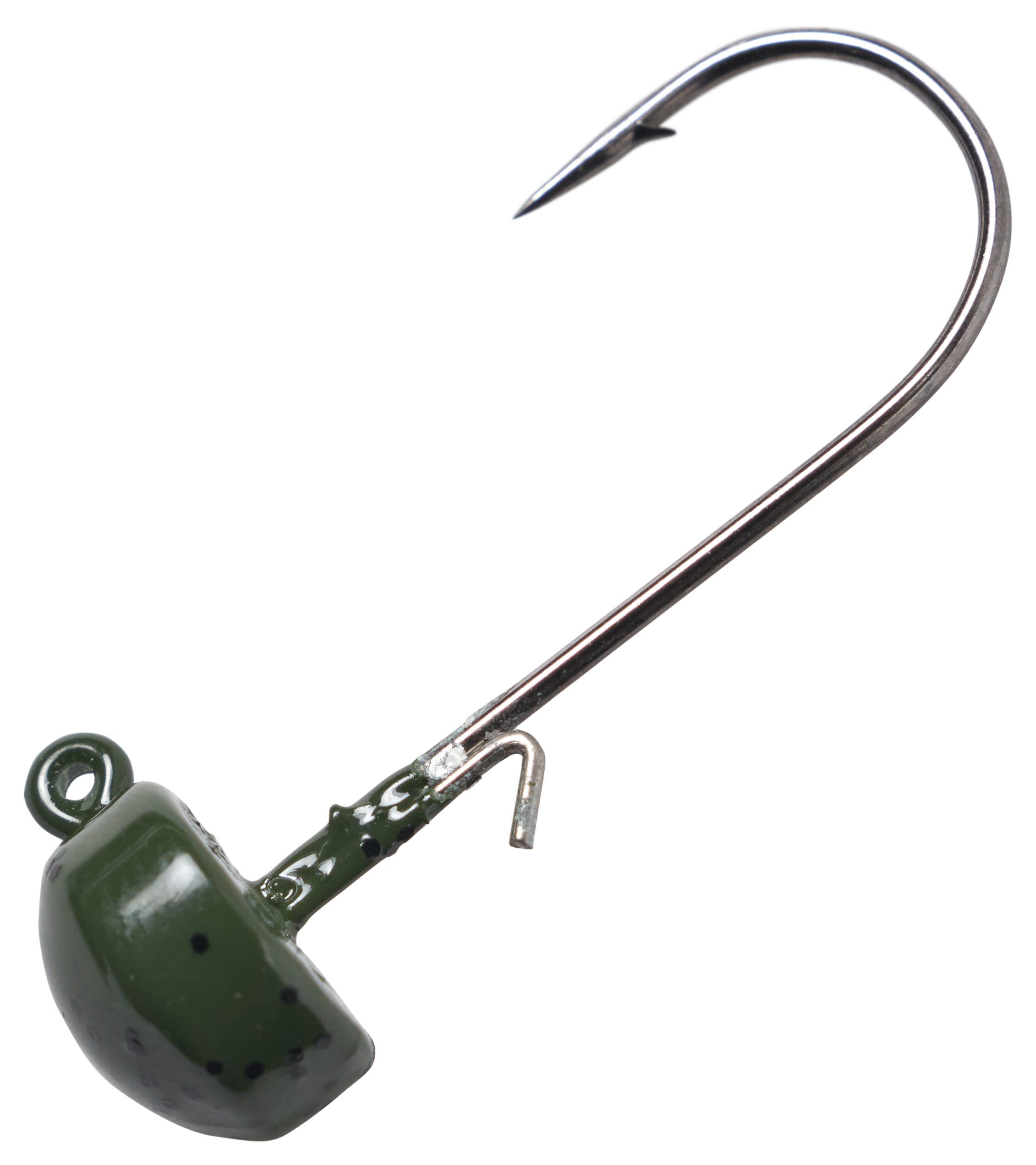 Image of Bass Pro Shops Ned Head Jighead - Green Pumpkin - 3/16 oz.