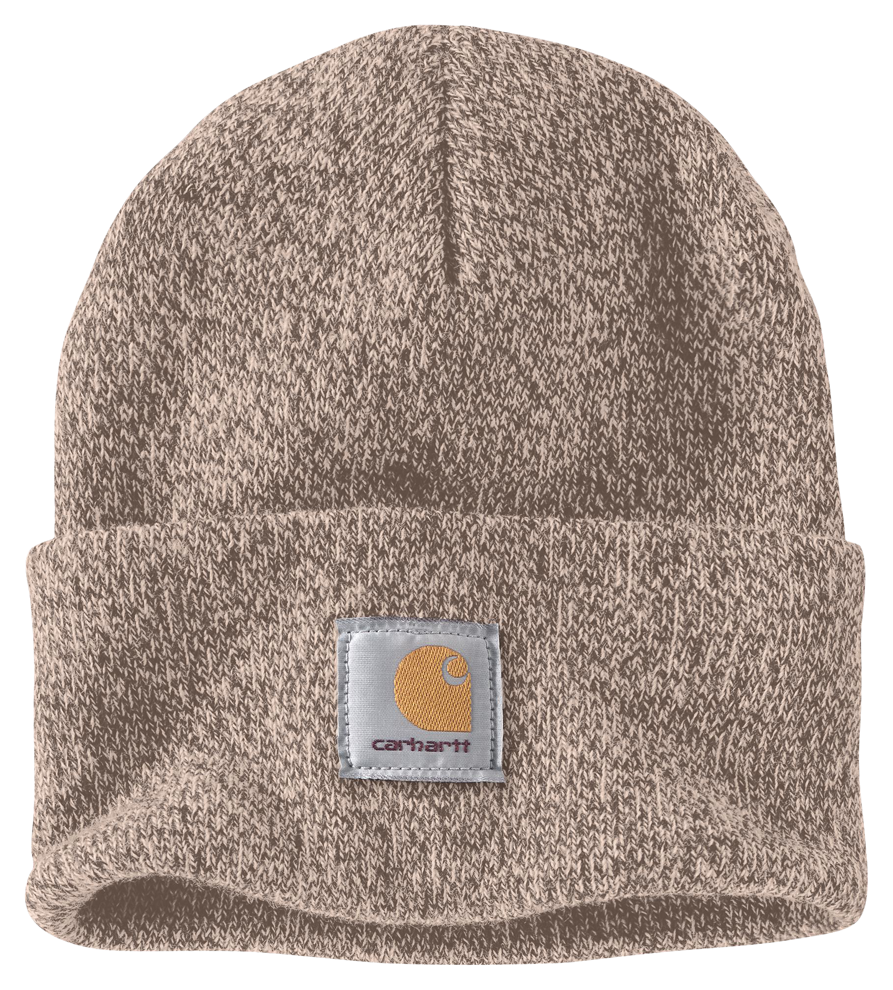 Image of Carhartt Knit Cuffed Beanie for Ladies - Sepia/Light Taupe
