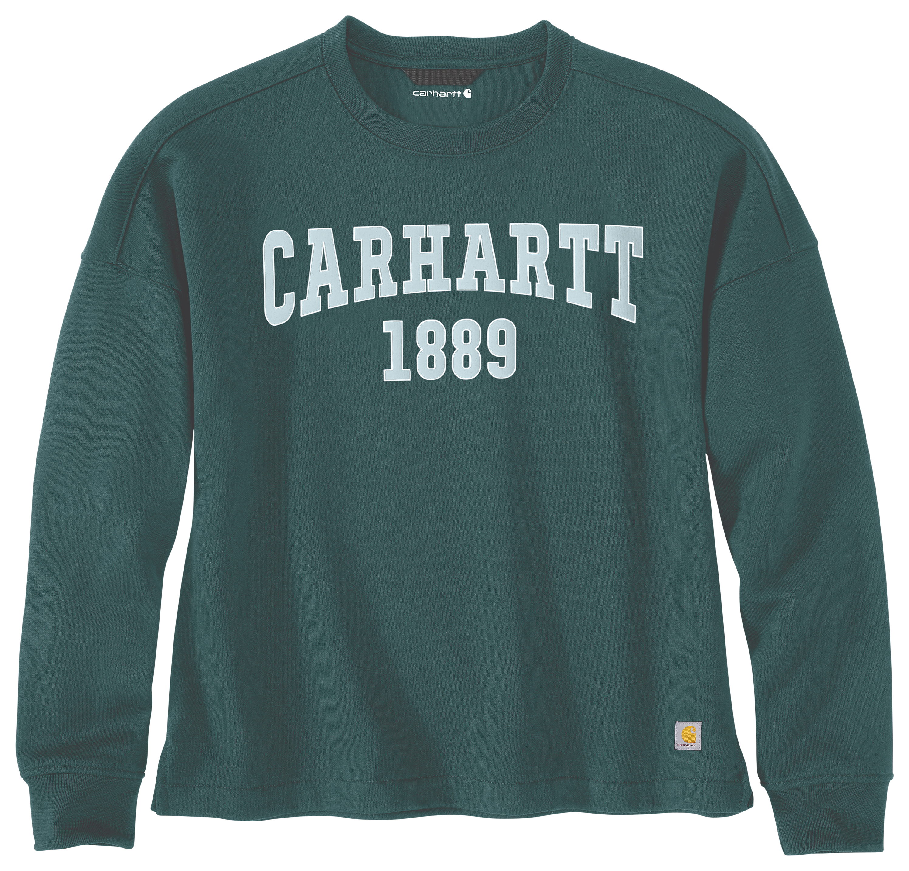 Image of Carhartt Loose-Fit Midweight Graphic Sweatshirt for Ladies - Greenstone - XL