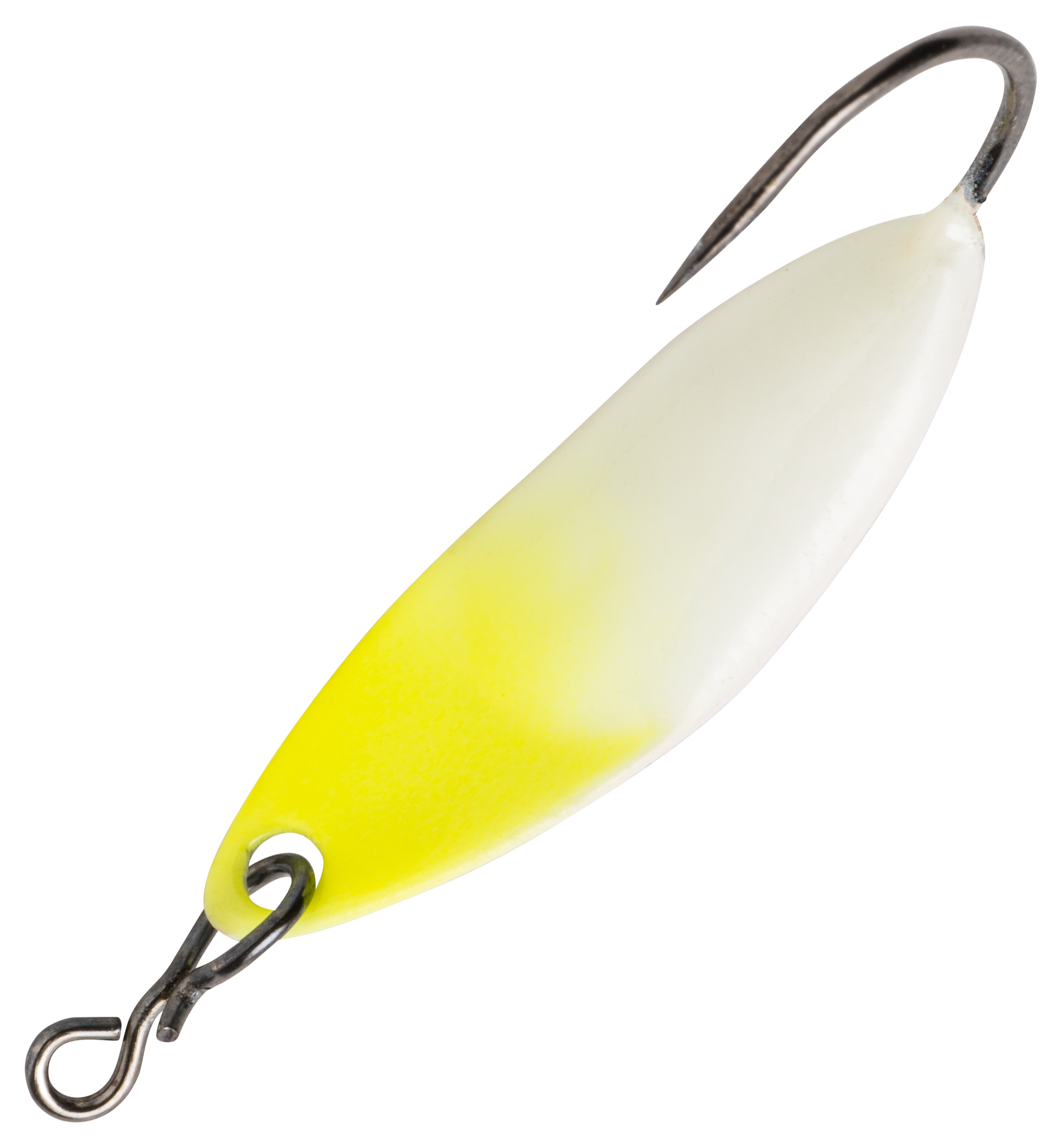 Image of Great Lakes Finesse Taco Ice Spoon - Chartreuse/Glow Silver - #2 1/16 oz.