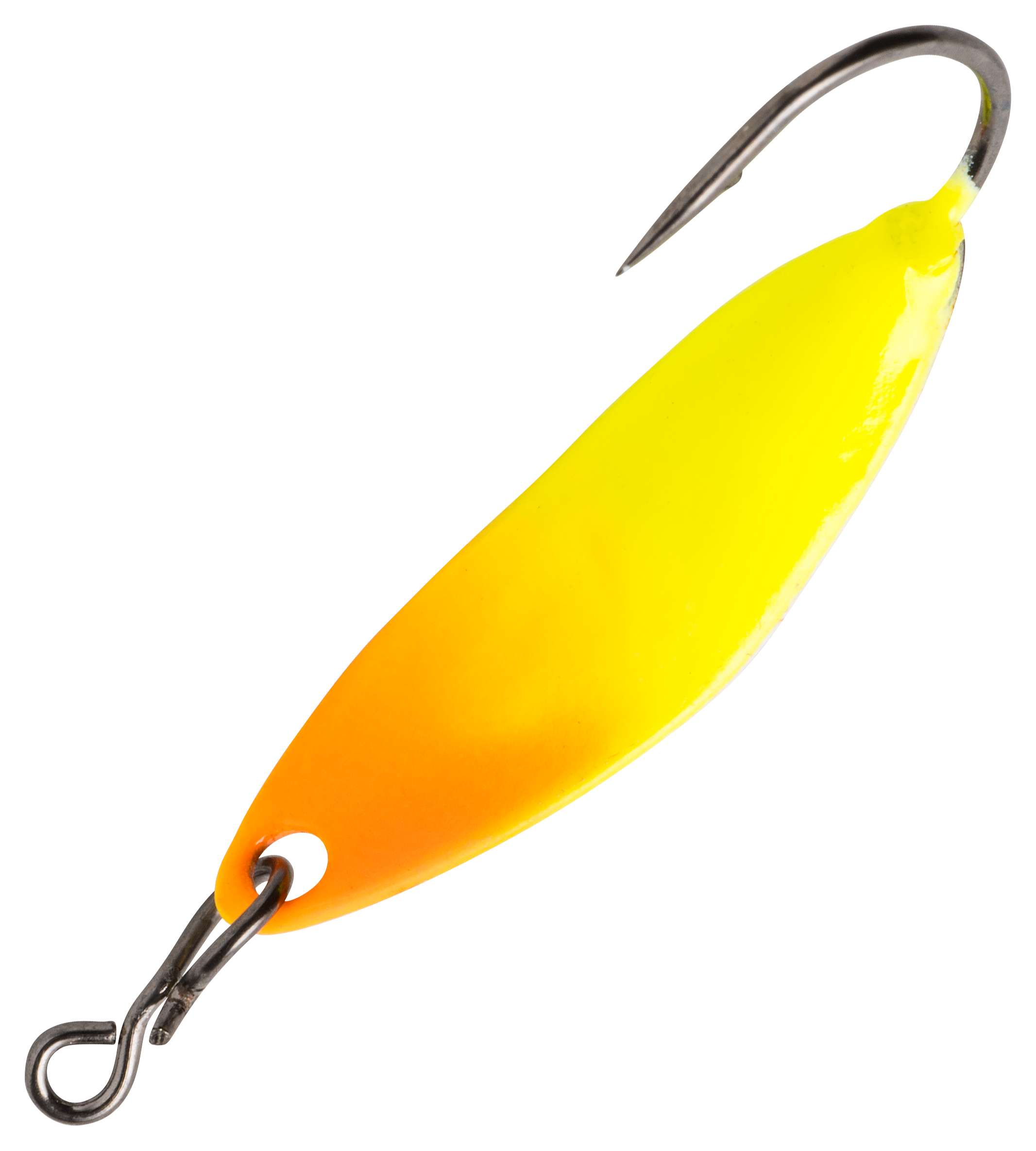 Image of Great Lakes Finesse Taco Ice Spoon - Orange Chartreuse/Glow Silver - #2 1/16 oz.