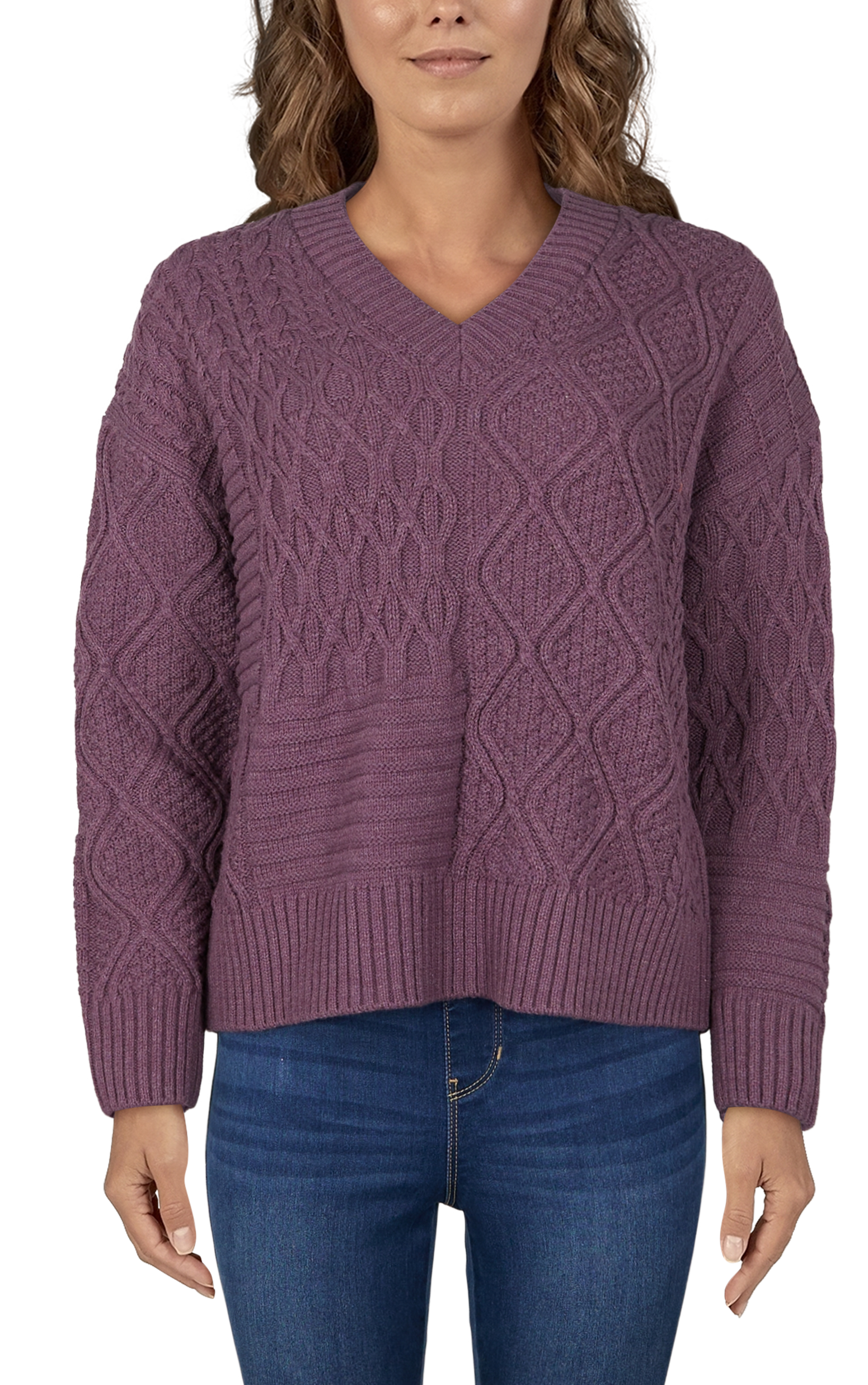 Natural Reflections Lakeshore Cable Pullover