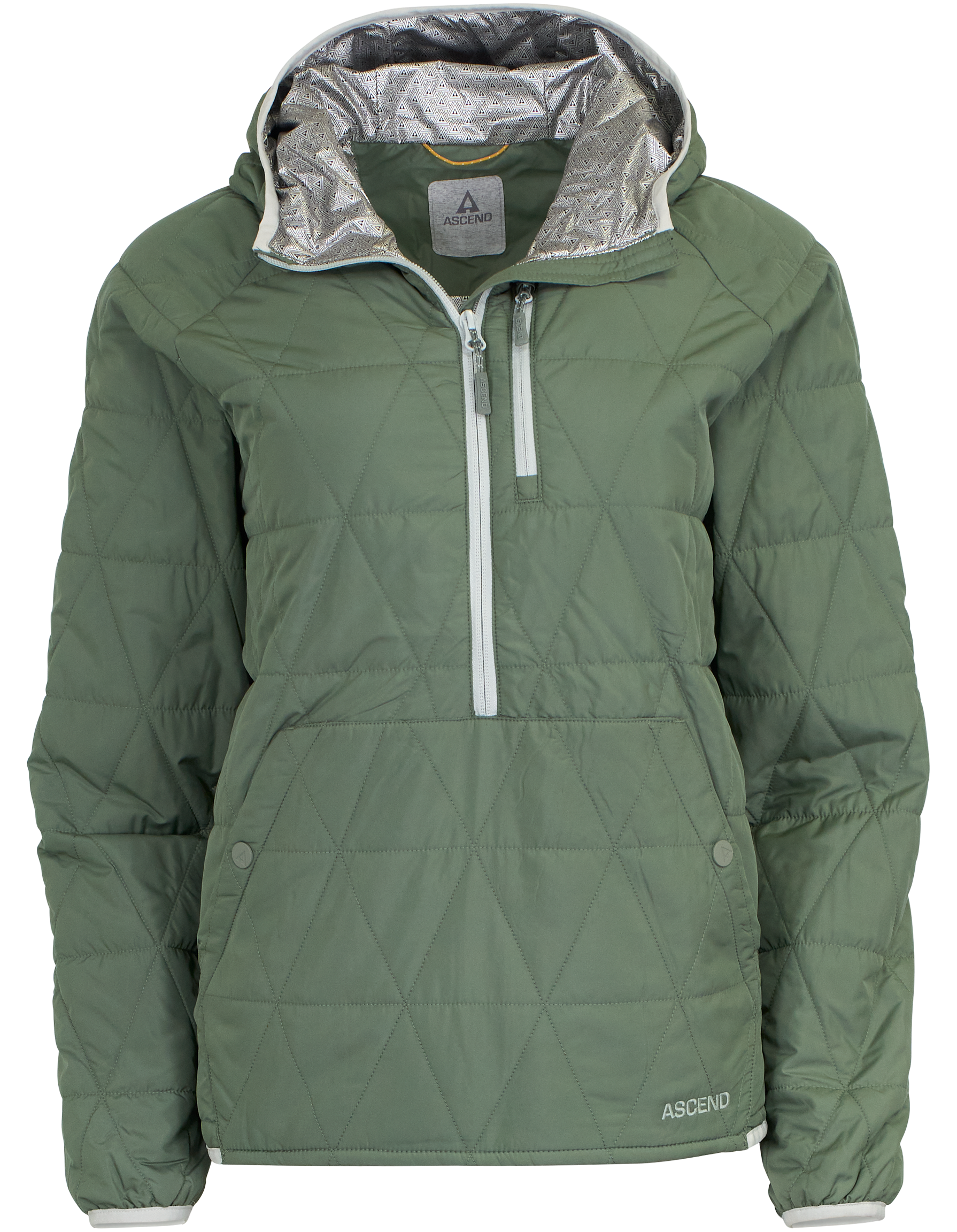 ASCEND Hawksbill Insulated Half-Zip Pullover Hoodie