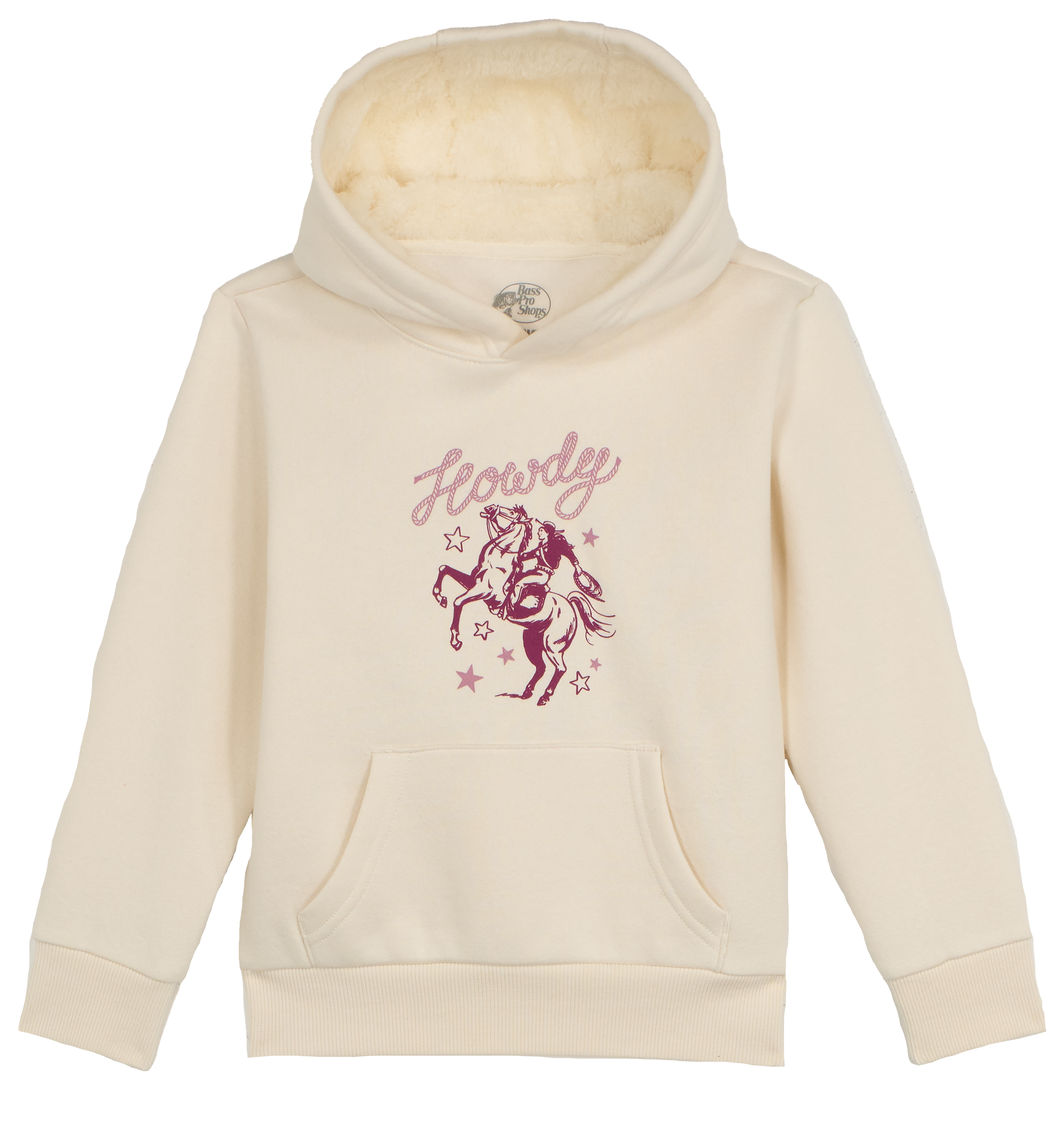 Image of Bass Pro Shops Western Graphic Hoodie for Toddlers - Whisper White