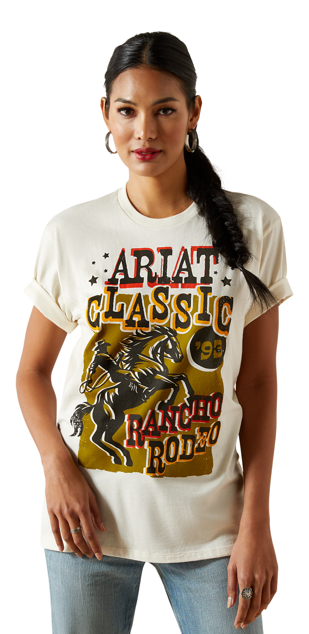 ARIAT Classic Rodeo Graphic Short-Sleeve T-Shirt for Ladies