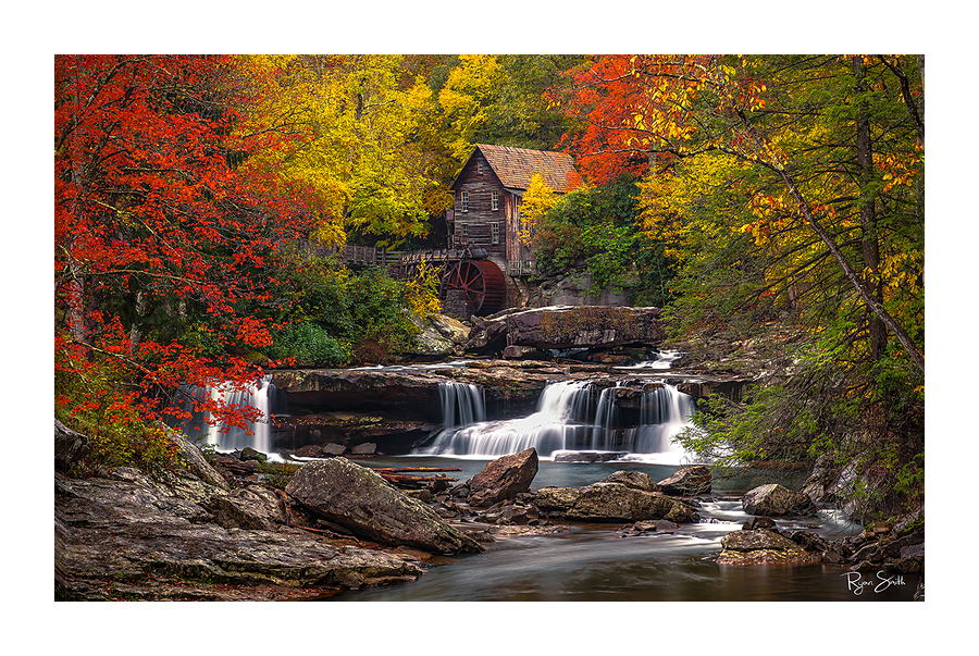 Rocky Mountain Publishing Babcock Mill Stretched Canvas Giclee Wall Art                                                         