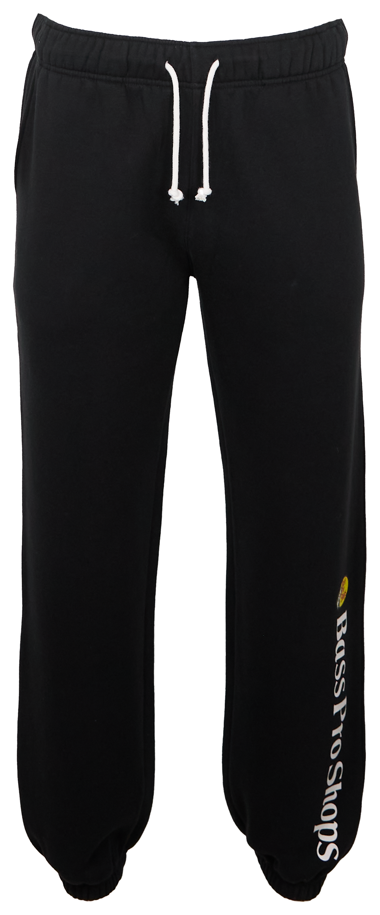 Image of Bass Pro Shops Logo Jogger Pants for Men - Black - 2XL