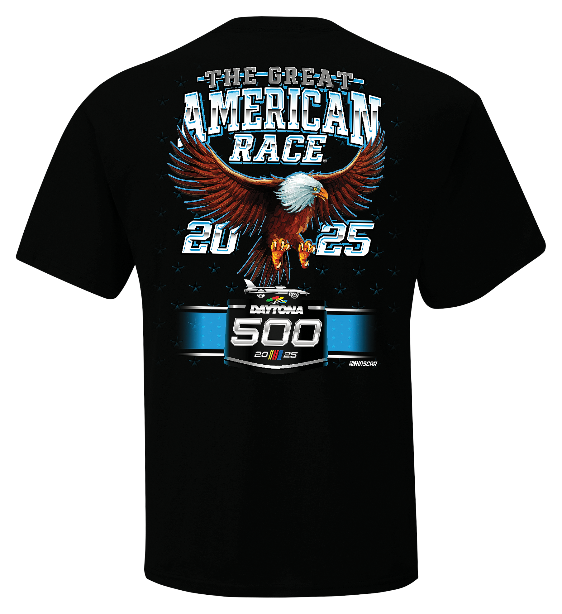 NASCAR 2025 Daytona 500 Eagle Graphic Short-Sleeve T-Shirt for Men                                                              