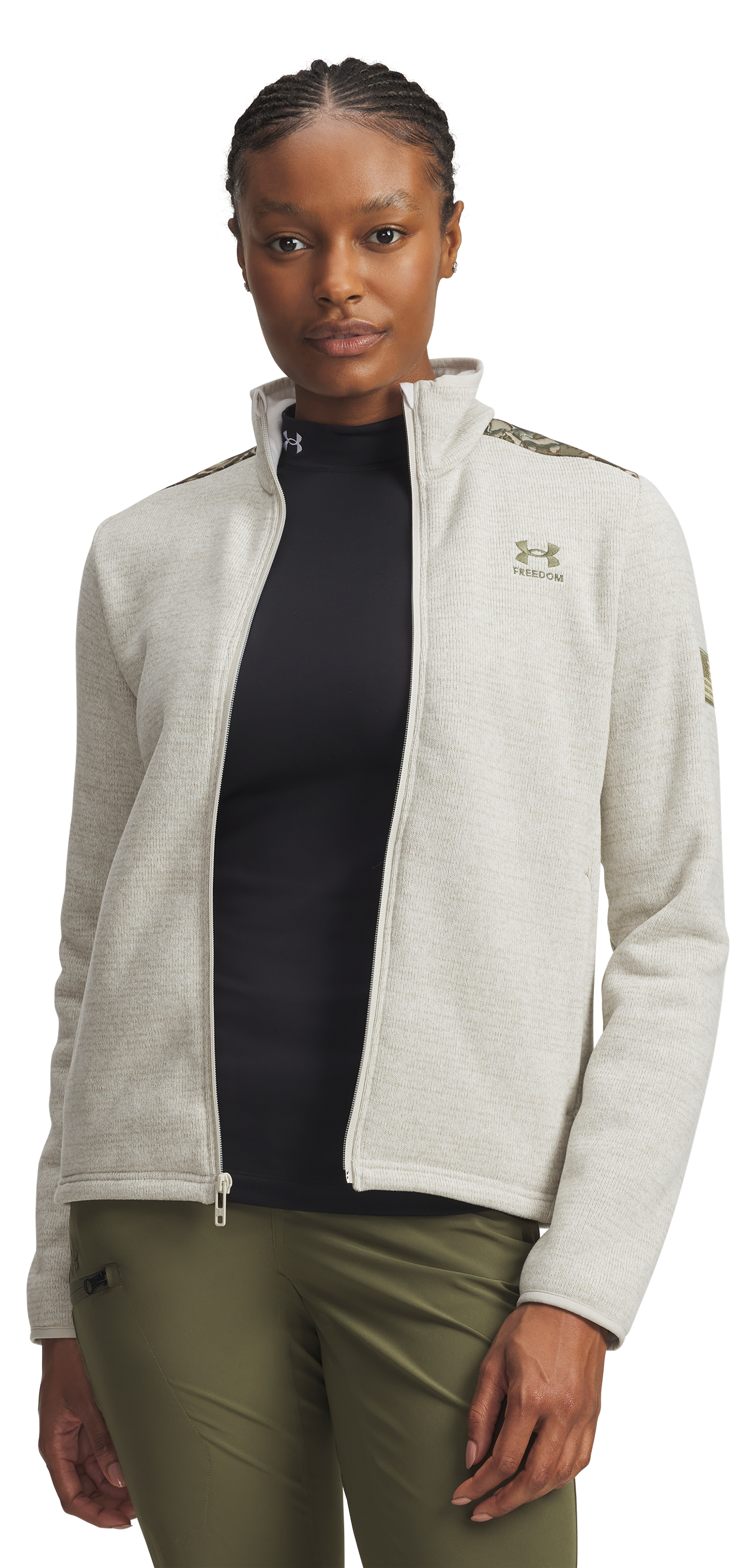 Image of Under Armour Freedom Specialist Full-Zip Jacket for Ladies - Summit White - XL