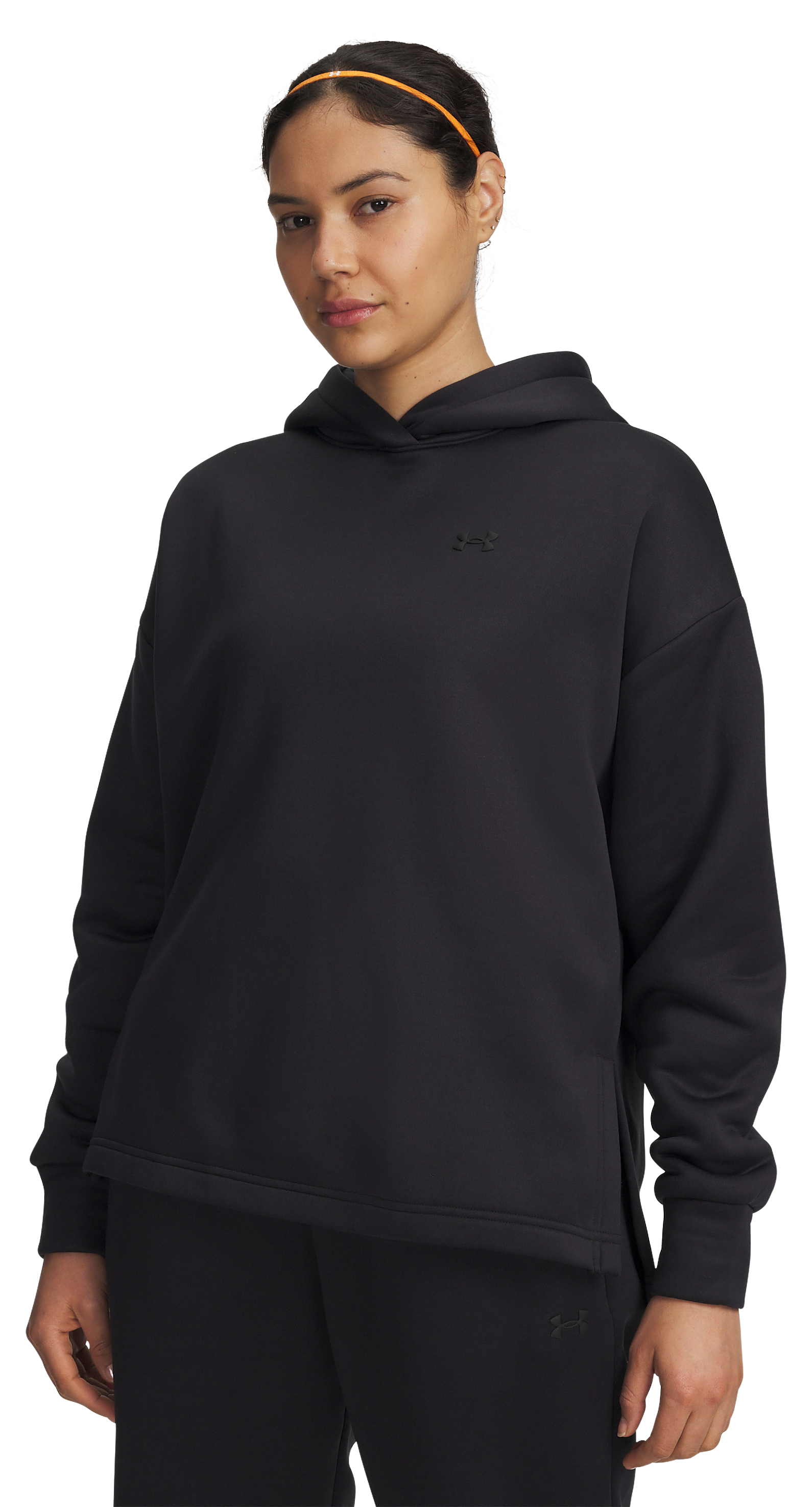 Image of Under Armour Armour Fleece Storm Long-Sleeve Hoodie for Ladies - Black - XL