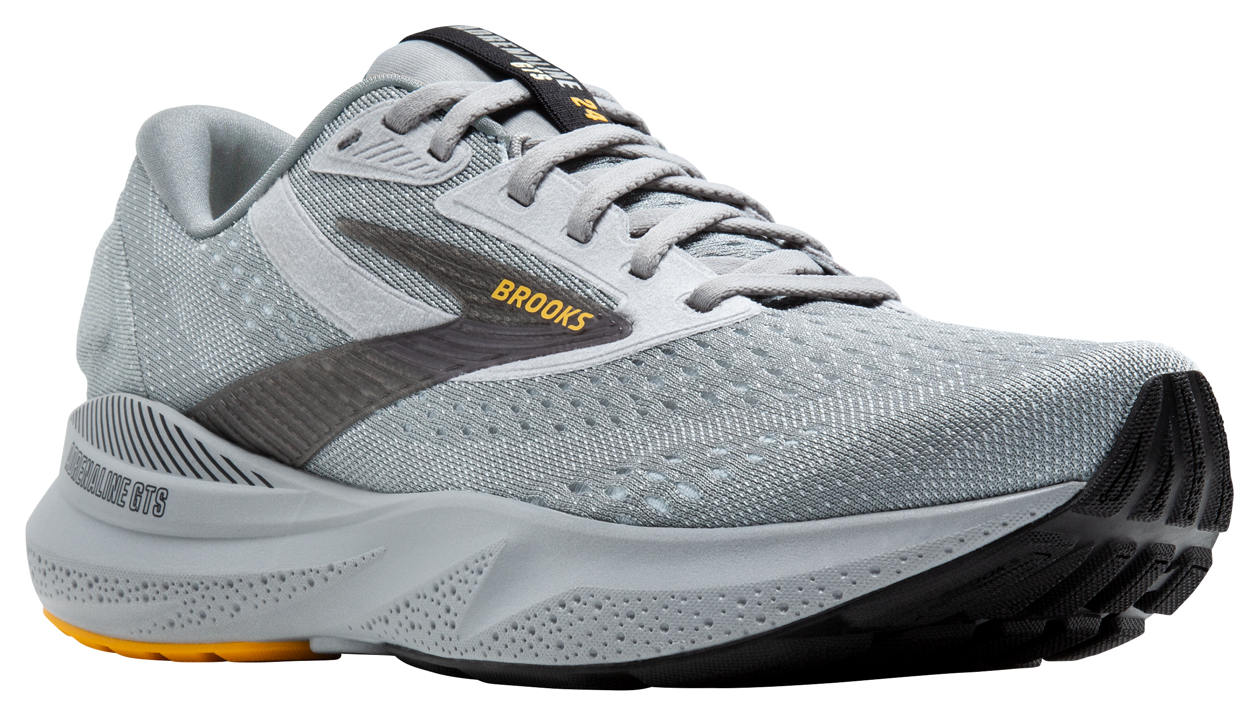 Image of Brooks Adrenaline GTS 24 Running Shoes for Men - Alloy/White Gold - 10M