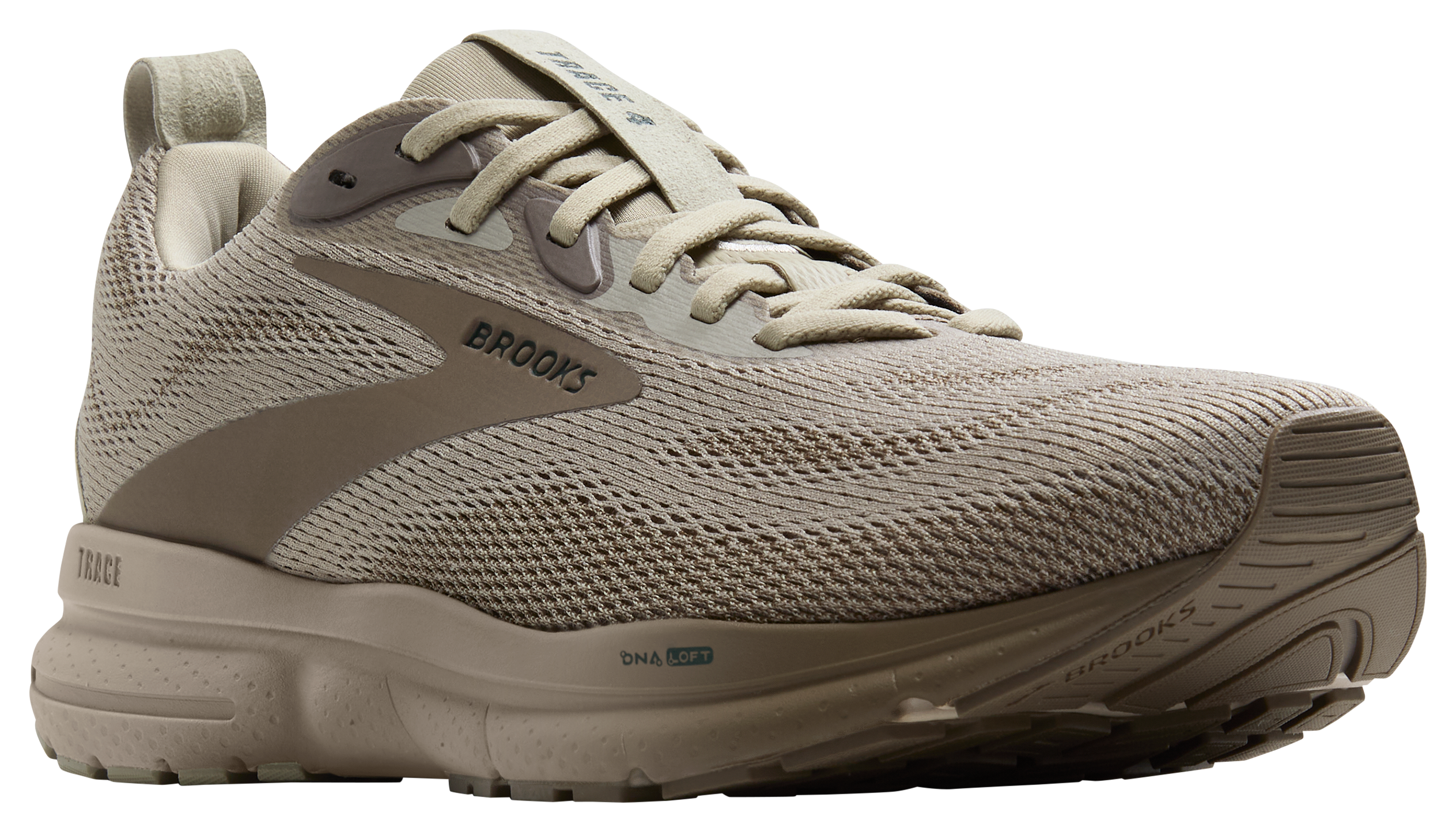 Image of Brooks Trace 4 Hiking Shoes for Men - London Fog/Falcon - 10M